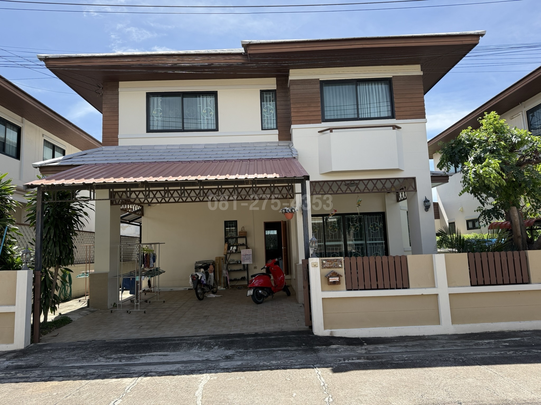 ขายบ้าน -59/2 (เจ้าของขายเอง) ขายบ้านเดี่ยว เดอะสามมุกวิลเลจ 2 บ้านเดี่ยวสไตล์บาหลี, 3 ห้องนอน 3 ห้องน้ำ 2 ชั้น เนื้อที่ 58.00 ตร.วา : เจ้าของขายเอง