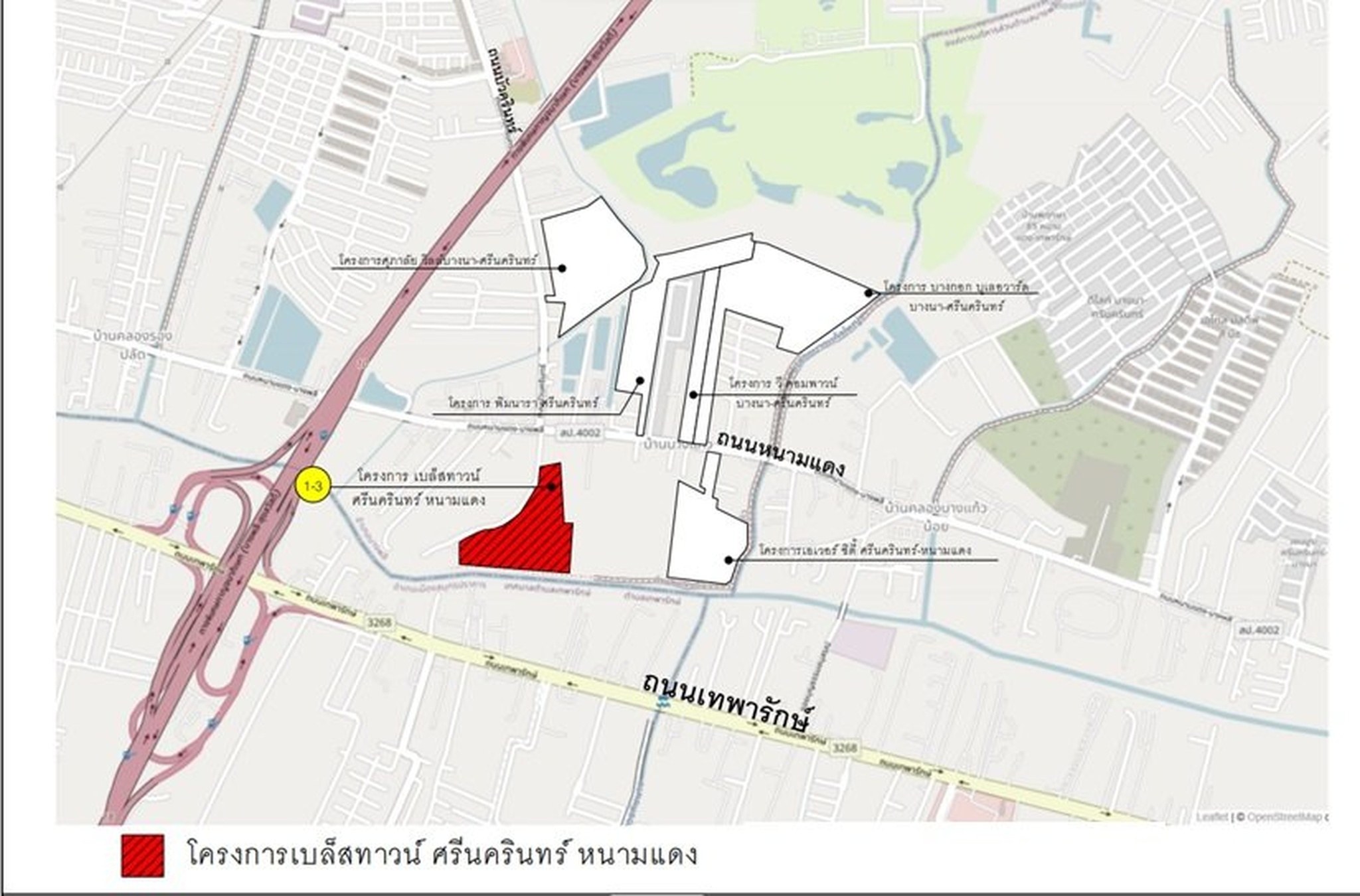 ทรัพย์สถาบันโดย SCB ทาวน์เฮาส์ เบล็ส ทาวน์ ศรีนครินทร์-หนามแดง (Bless Town Srinakarin-Namdang)