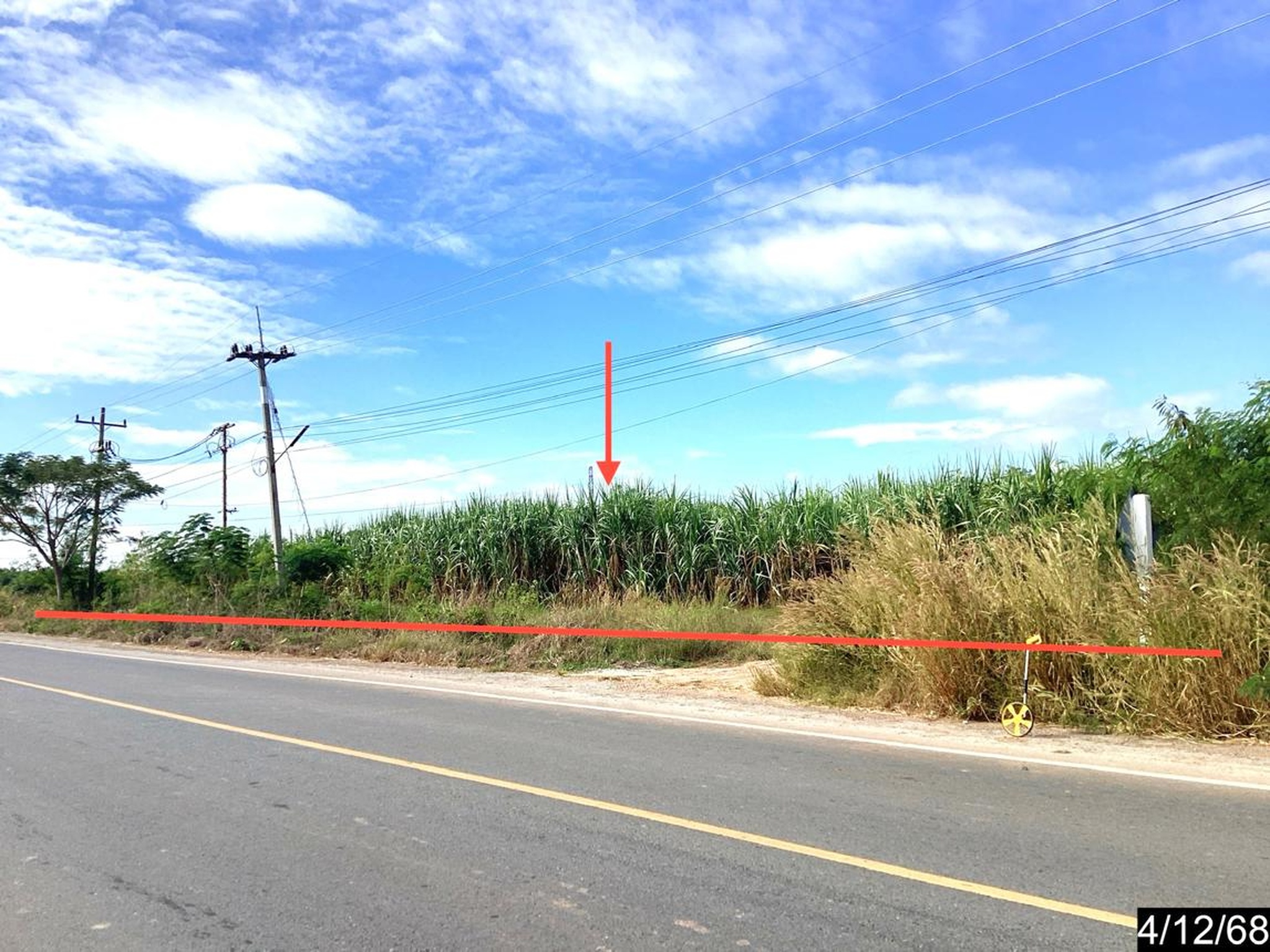 ทรัพย์สถาบันโดย KASIKORNBANK ที่ดิน ถนนสายบ้านหนองบอน - บ้านหนองเบน (นม.1056)