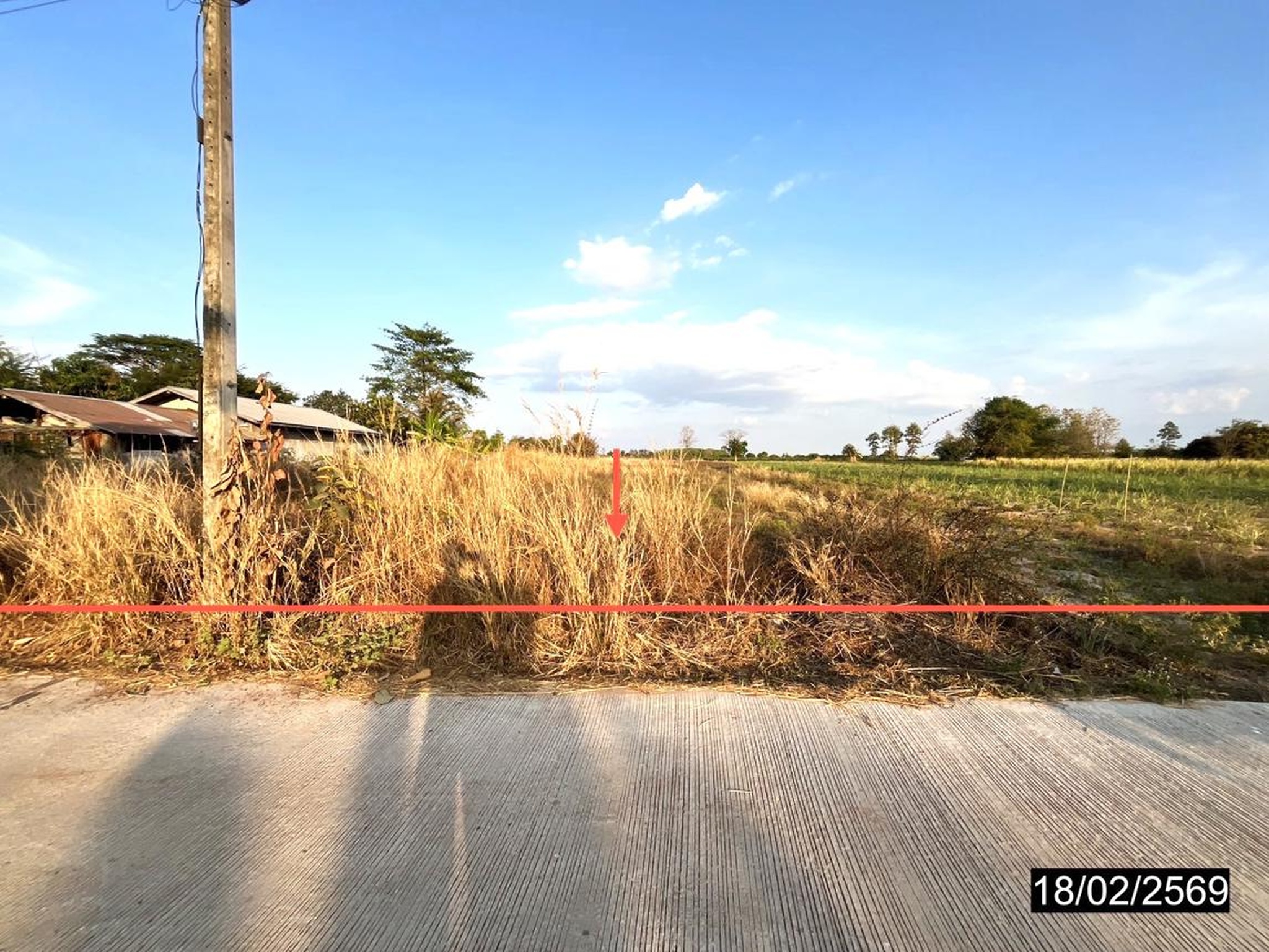 ทรัพย์สถาบันโดย KASIKORNBANK ที่ดิน ถนนสายห้วยเม็ก - ห้วยยางดง - ท่าคันโท (ทล.2009)