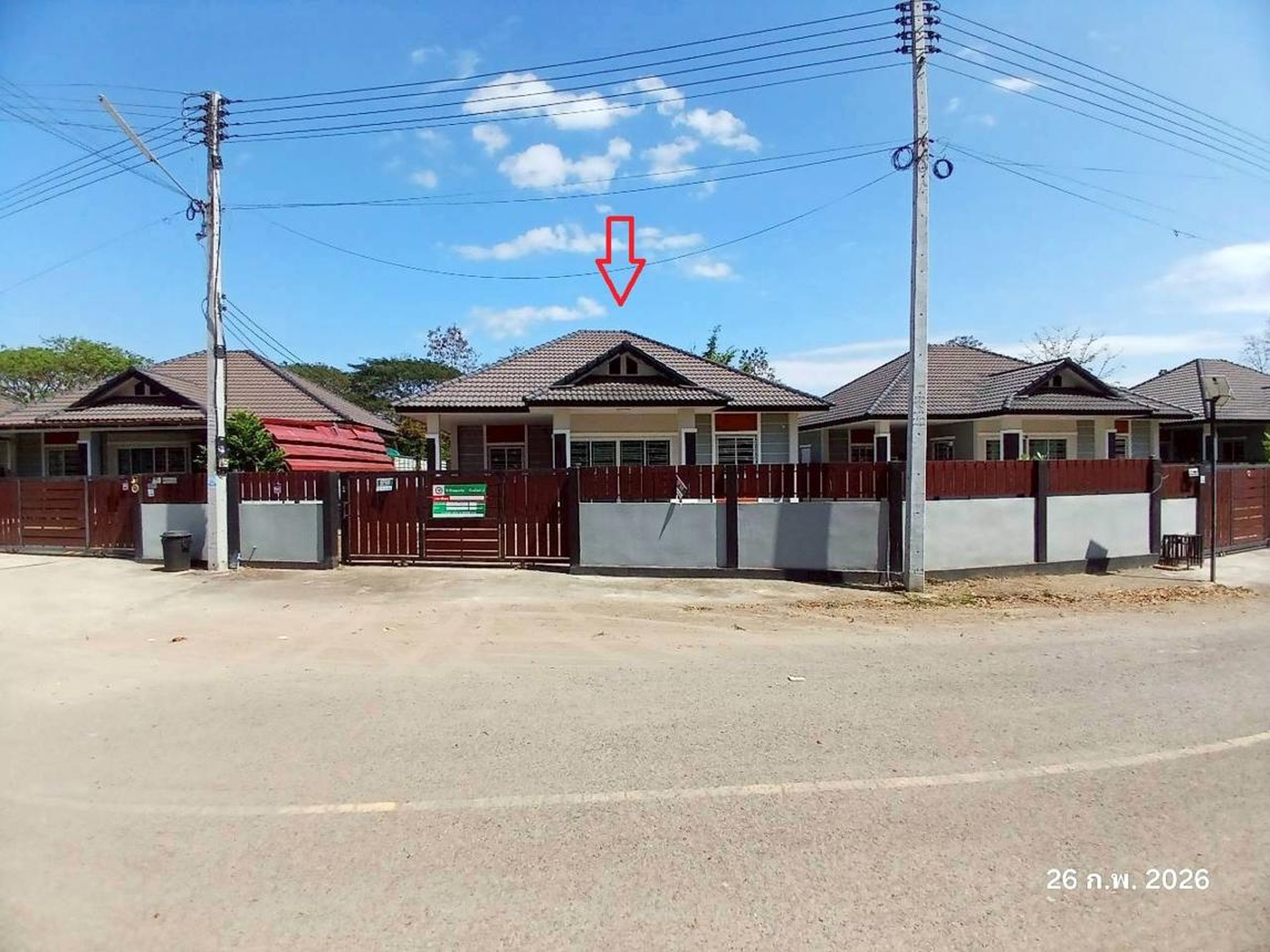 ทรัพย์สถาบันโดย KASIKORNBANK บ้านเดี่ยว ซอย9 ถนนเชียงใหม่ - พร้าว (ทล.1001)