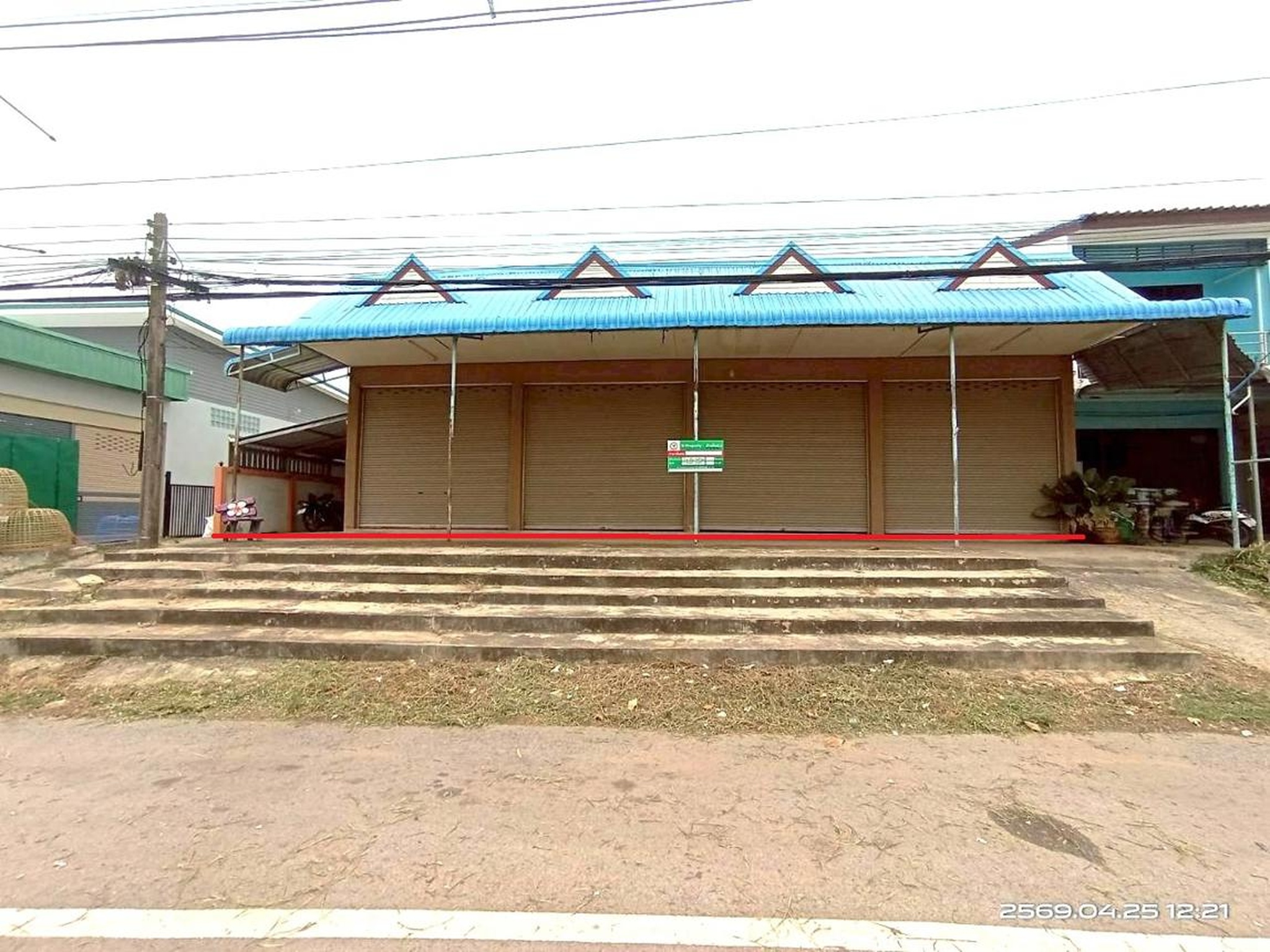 ทรัพย์สถาบันโดย KASIKORNBANK ตึกแถว-อาคารพาณิชย์ ถนนสายนาเชือก-นาดูน (ทล.2381)