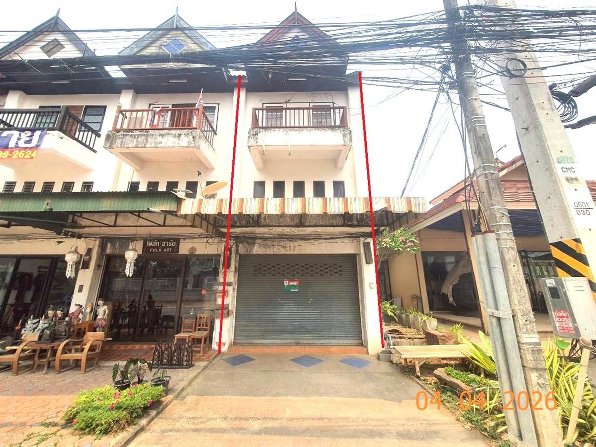 ทรัพย์สถาบันโดย KASIKORNBANK ตึกแถว-อาคารพาณิชย์ ถนนหางดง-ท่าขี้เหล็ก (ชม.2016)