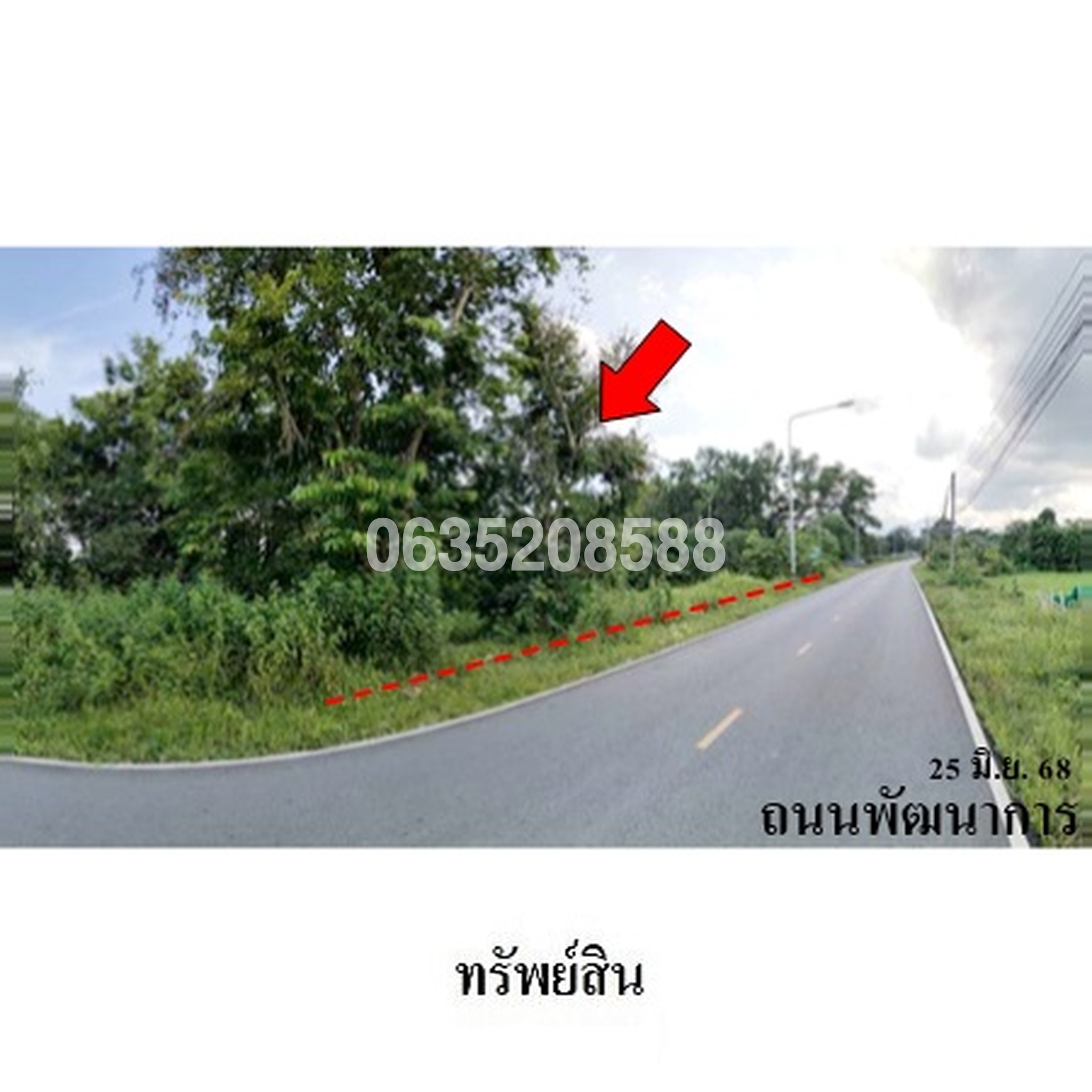ขายที่ดิน ถนนพัฒนาการ