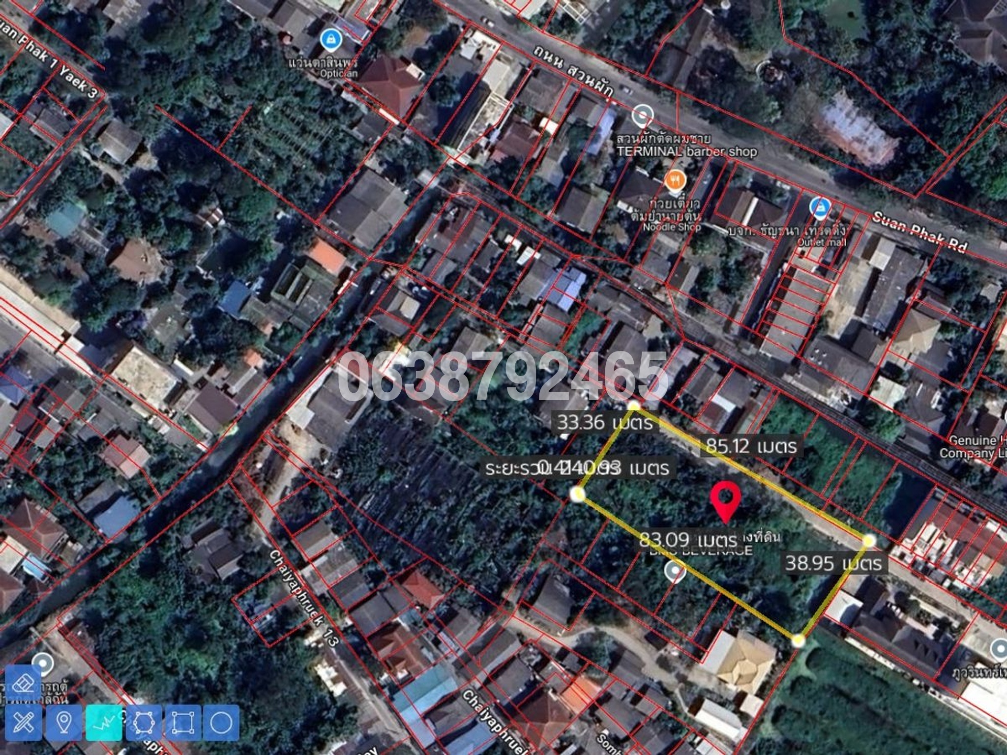 ขายที่ดินเปล่า ทำเลทอง ซอยชัยพฤกษ์ 19 ตลิ่งชัน  ใกล้ถนนราชพฤกษ์ – บรมราชชนนี – สิรินธร : เจ้าของขายเอง