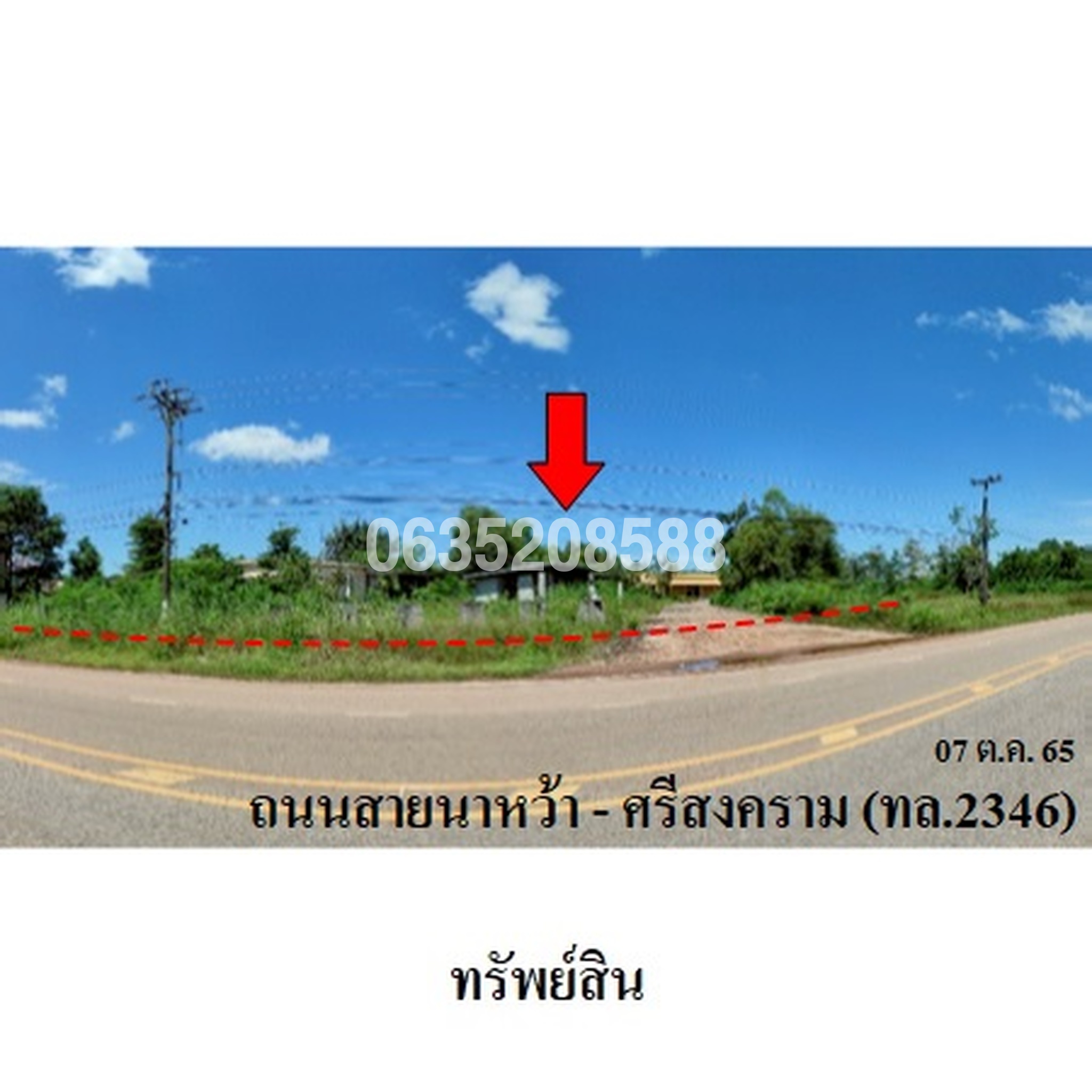 ขายโกดัง/โรงงาน ถนนนาหว้า-ศรีสงคราม (ทล.2346)