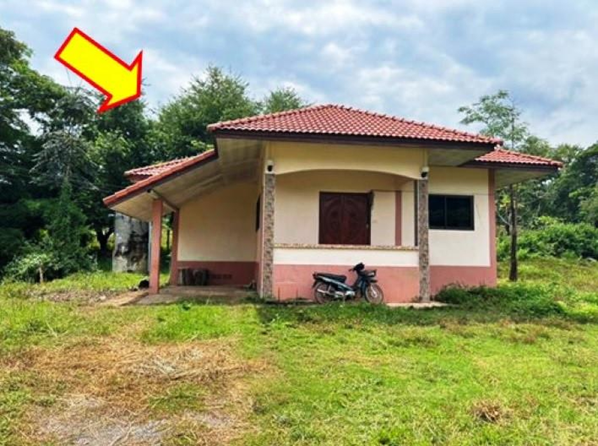 ทรัพย์สถาบันโดย GHB บ้านเดี่ยว ซอยข้างวัดอรุณศรี ถนนทล.ชนบทสาย บ.น้ำปั้ว