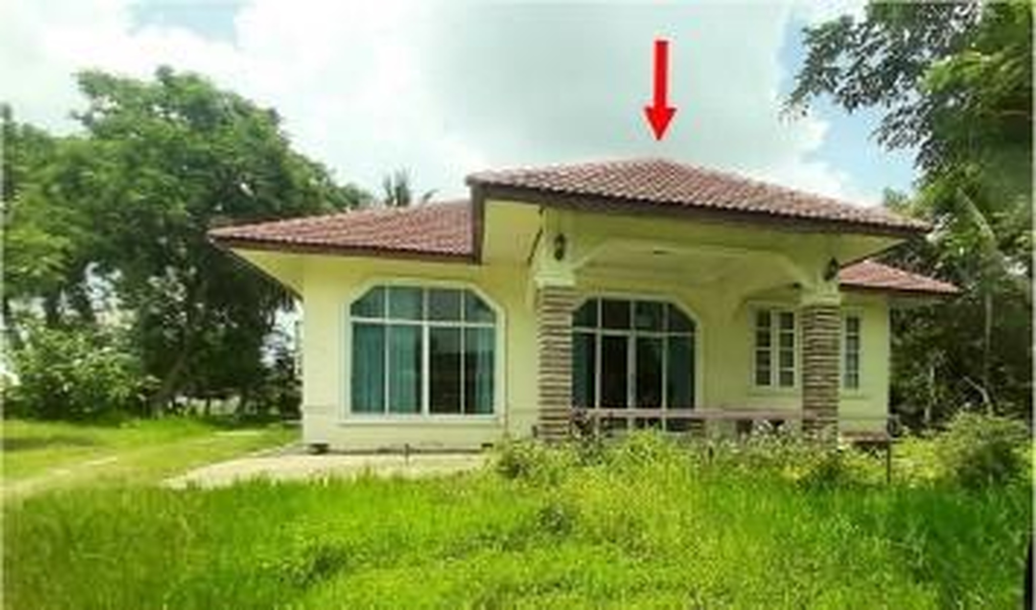 ทรัพย์สถาบันโดย GHB บ้านเดี่ยว ซอยภายในหมู่บ้านนิคม ถนนอรุณประเสริฐ(ทล.202)