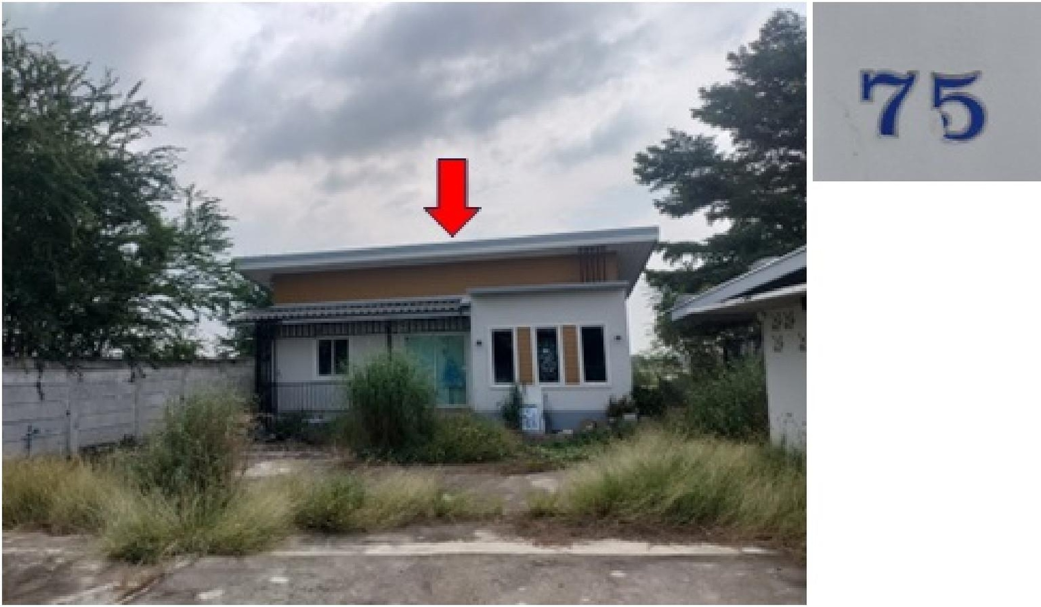 ทรัพย์สถาบันโดย GHB บ้านเดี่ยว ถนนสายป่าโมก-บางปะหัน(ท