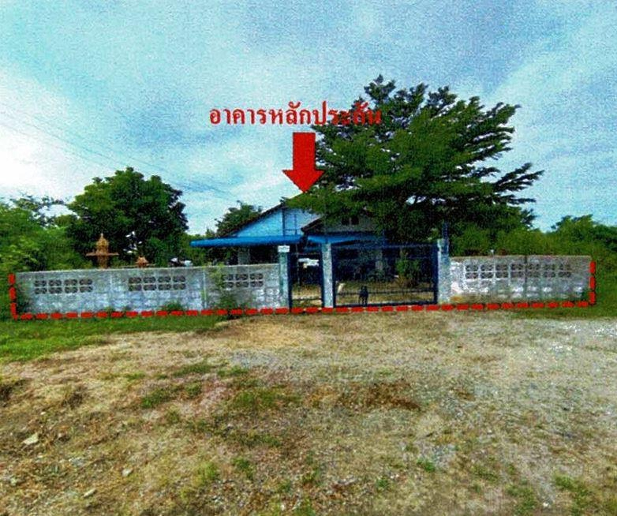 ทรัพย์สถาบันโดย GHB บ้านเดี่ยว ซอยวัดเทพพิทักษ์-บัวขาว ถนนหนองวัลย์เปรียง-วัดทับกระดาน