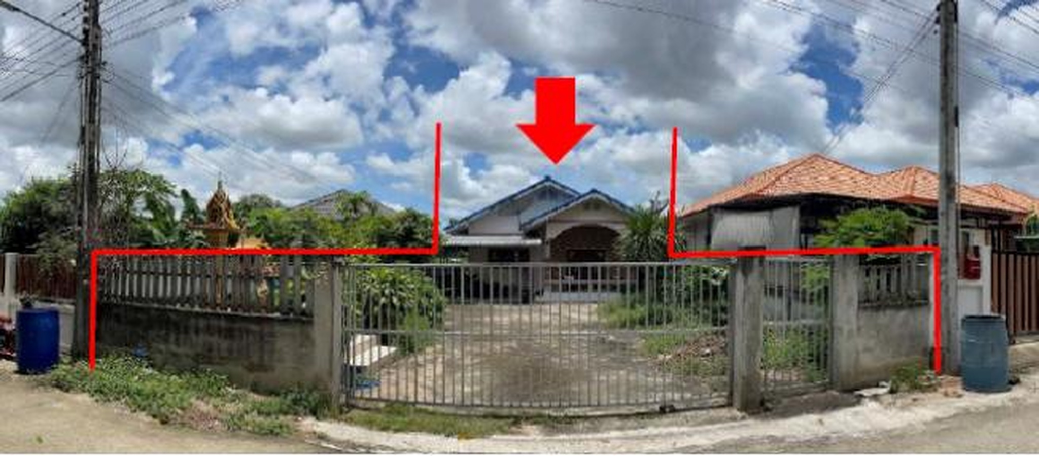 ทรัพย์สถาบันโดย GHB บ้านเดี่ยว ซอยบุญนำ ถนนทล.3375 (สาย 13)