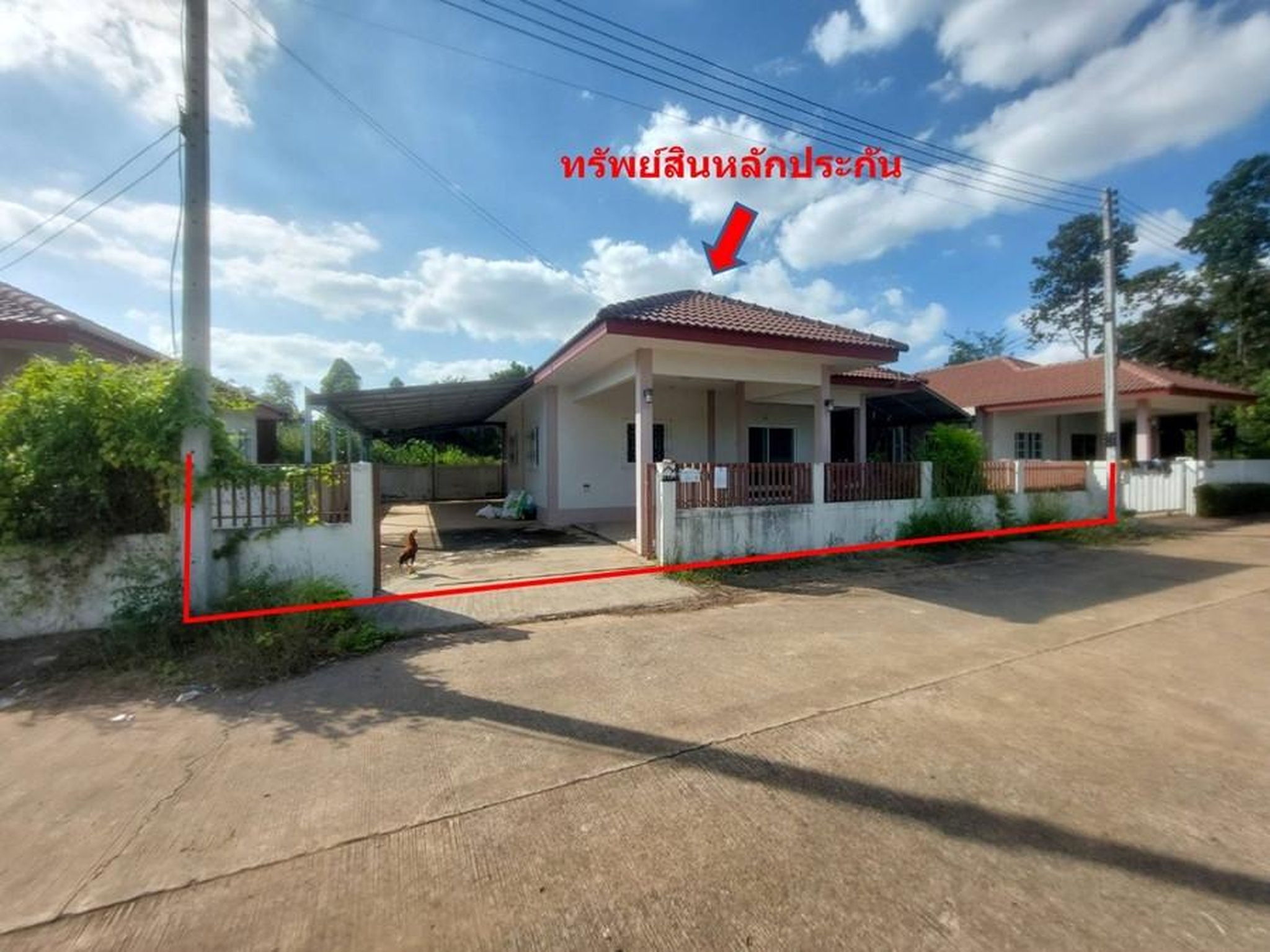ทรัพย์สถาบันโดย GHB บ้านเดี่ยว ซอยวัดป่า ถนนทางหลวงหมายเลข 214(ส