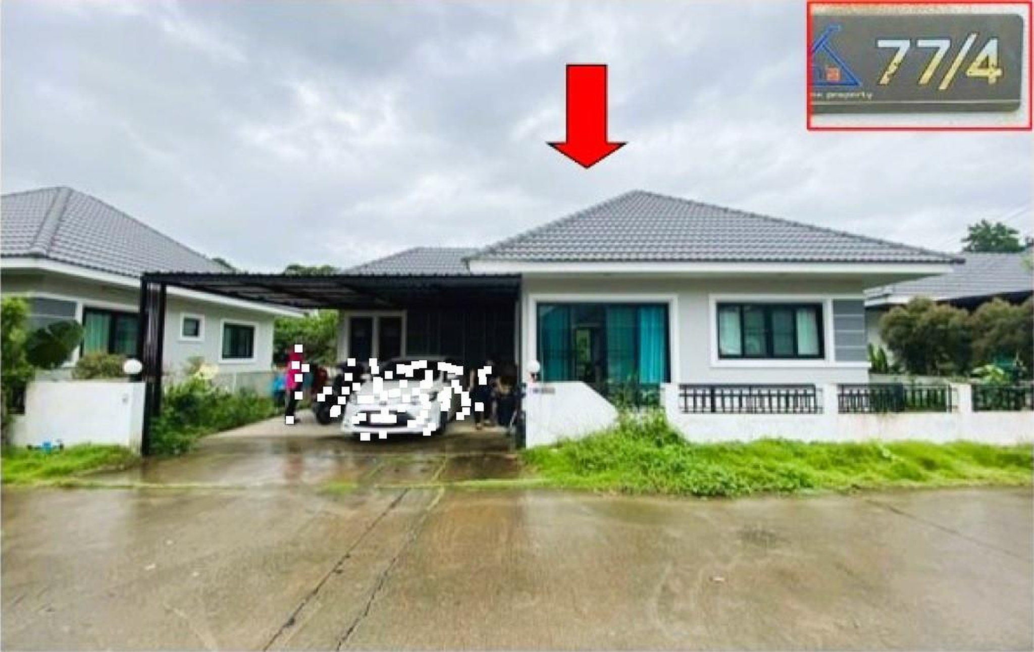 ทรัพย์สถาบันโดย GHB บ้านเดี่ยว ซอยถนนไม่มีชื่อ ถนนสายเชียงใหม่-สันกำแพ