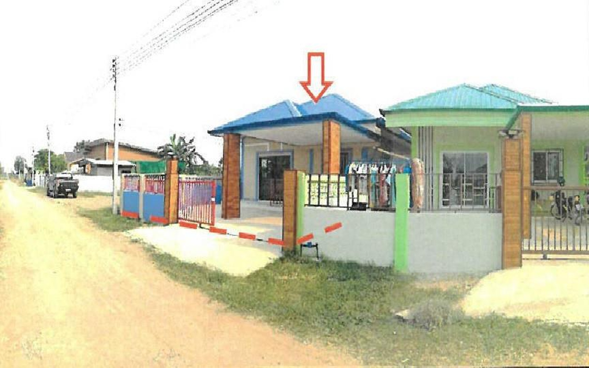 ทรัพย์สถาบันโดย GHB บ้านเดี่ยว ซอยชมสินทรัพย์ 1 ถนนสายนครสวรรค์ - ท่าตะ