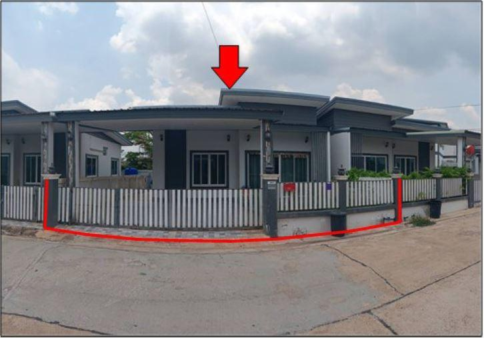 ทรัพย์สถาบันโดย GHB บ้านเดี่ยว ซอยทางเข้า ม.อยู่เจริญ ถนนสายบ้านทุ่ม-พระยืน(ท