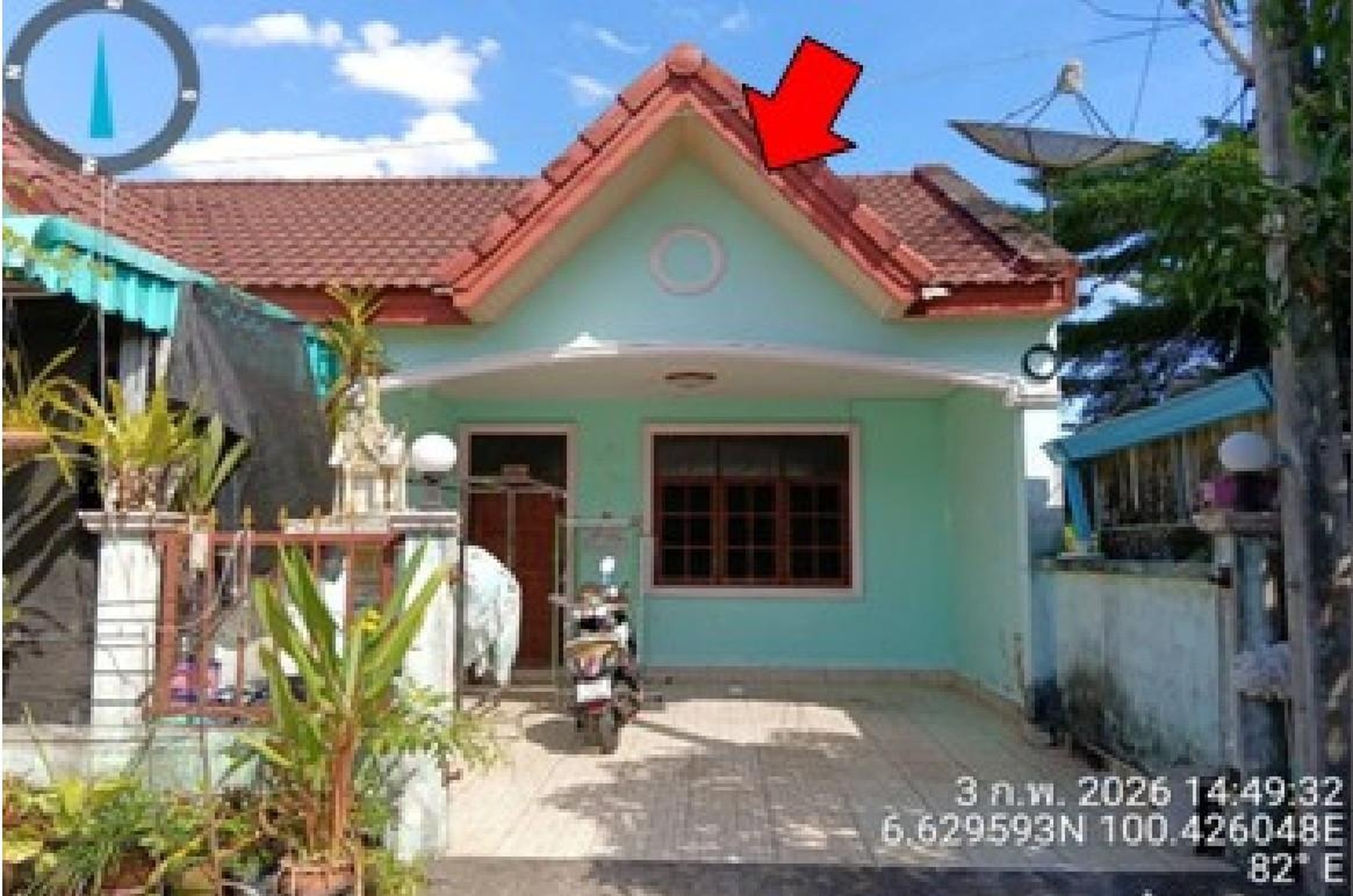 ทรัพย์สถาบันโดย GHB บ้านแฝด ถนนท่าพรุ