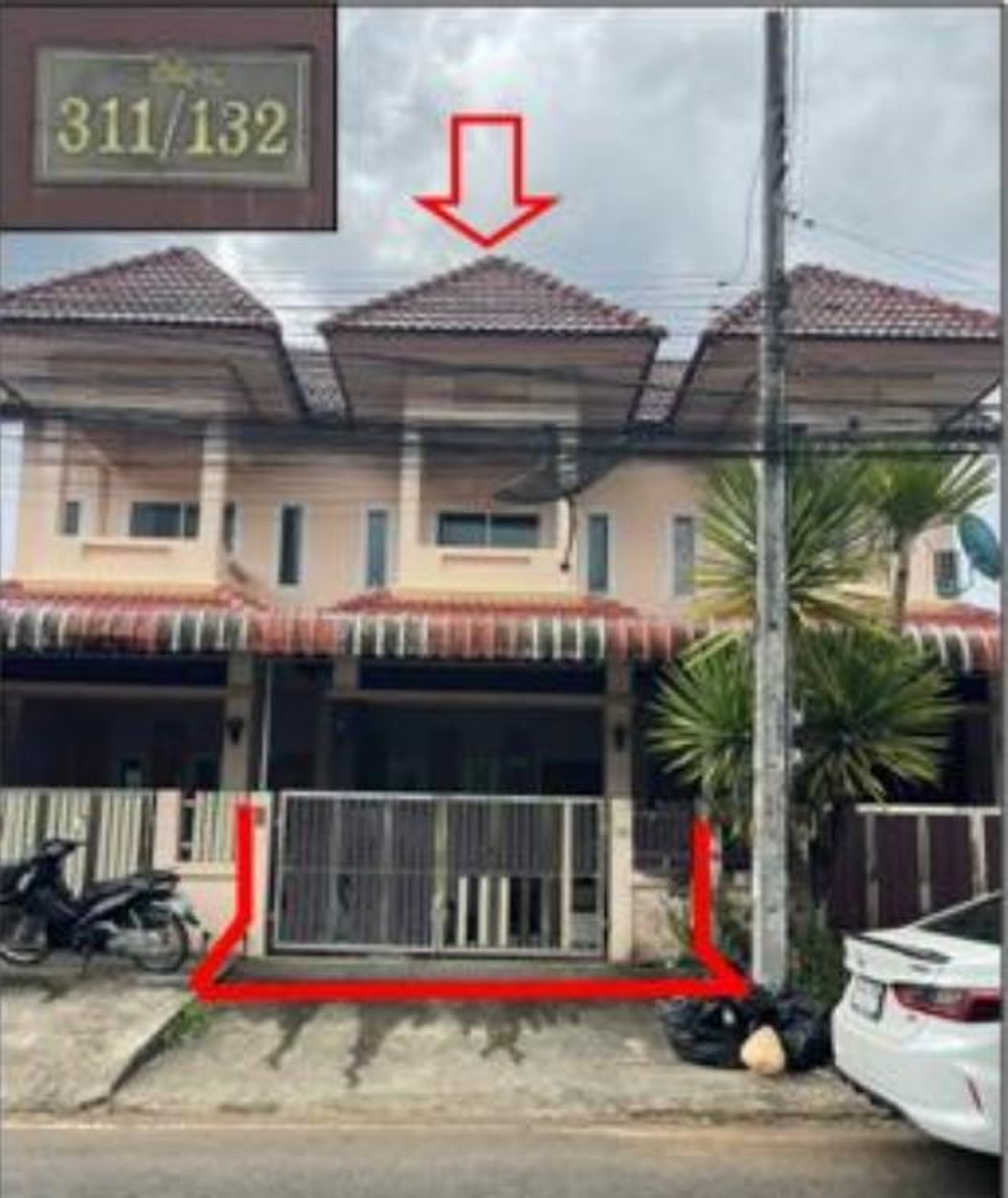 ทรัพย์สถาบันโดย GHB ทาวน์เฮาส์ ถนนท่าไทร-บ้านบางกล่ำบน