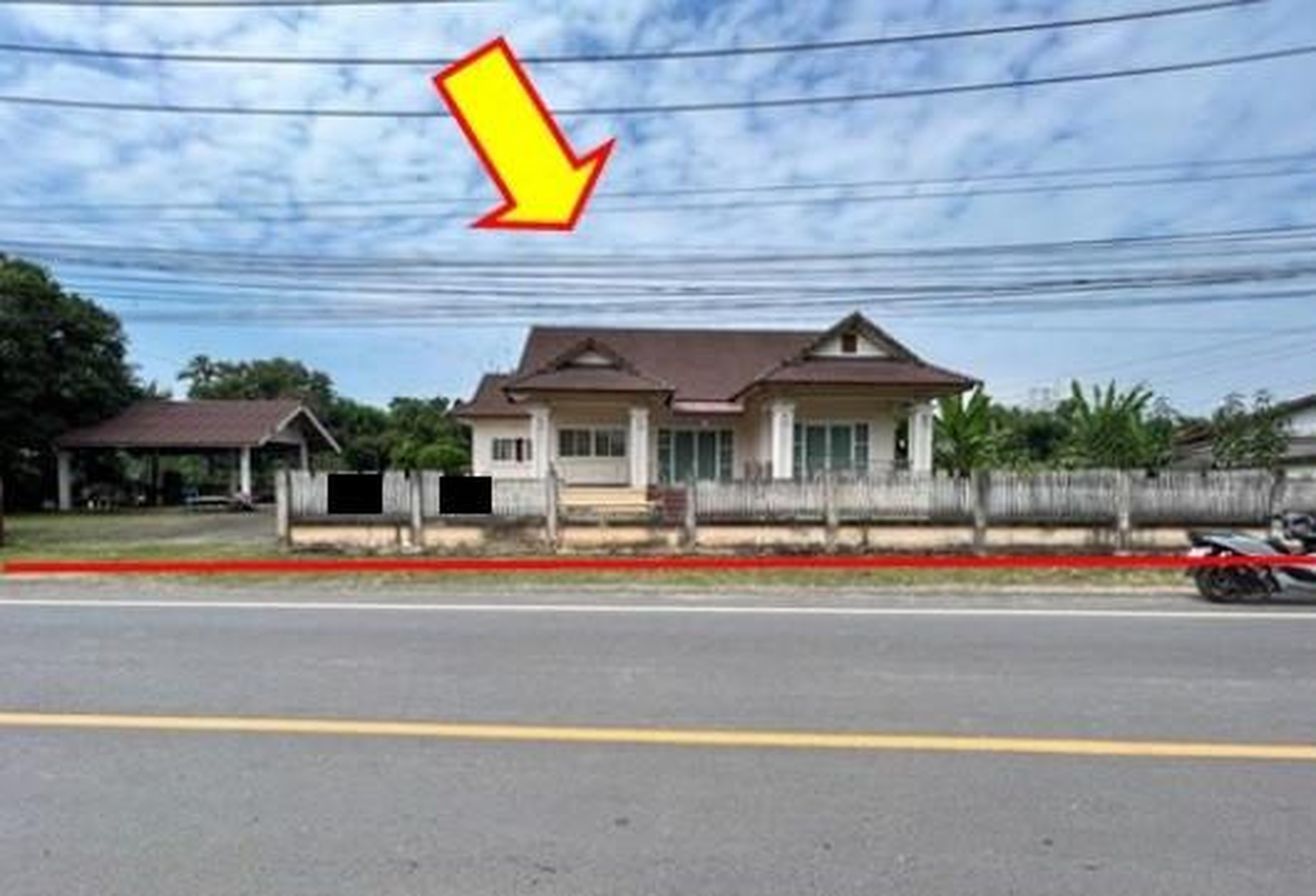 ทรัพย์สถาบันโดย GHB บ้านเดี่ยว ถนนสาย บ.หนองเต่า-บ.ก๊อ