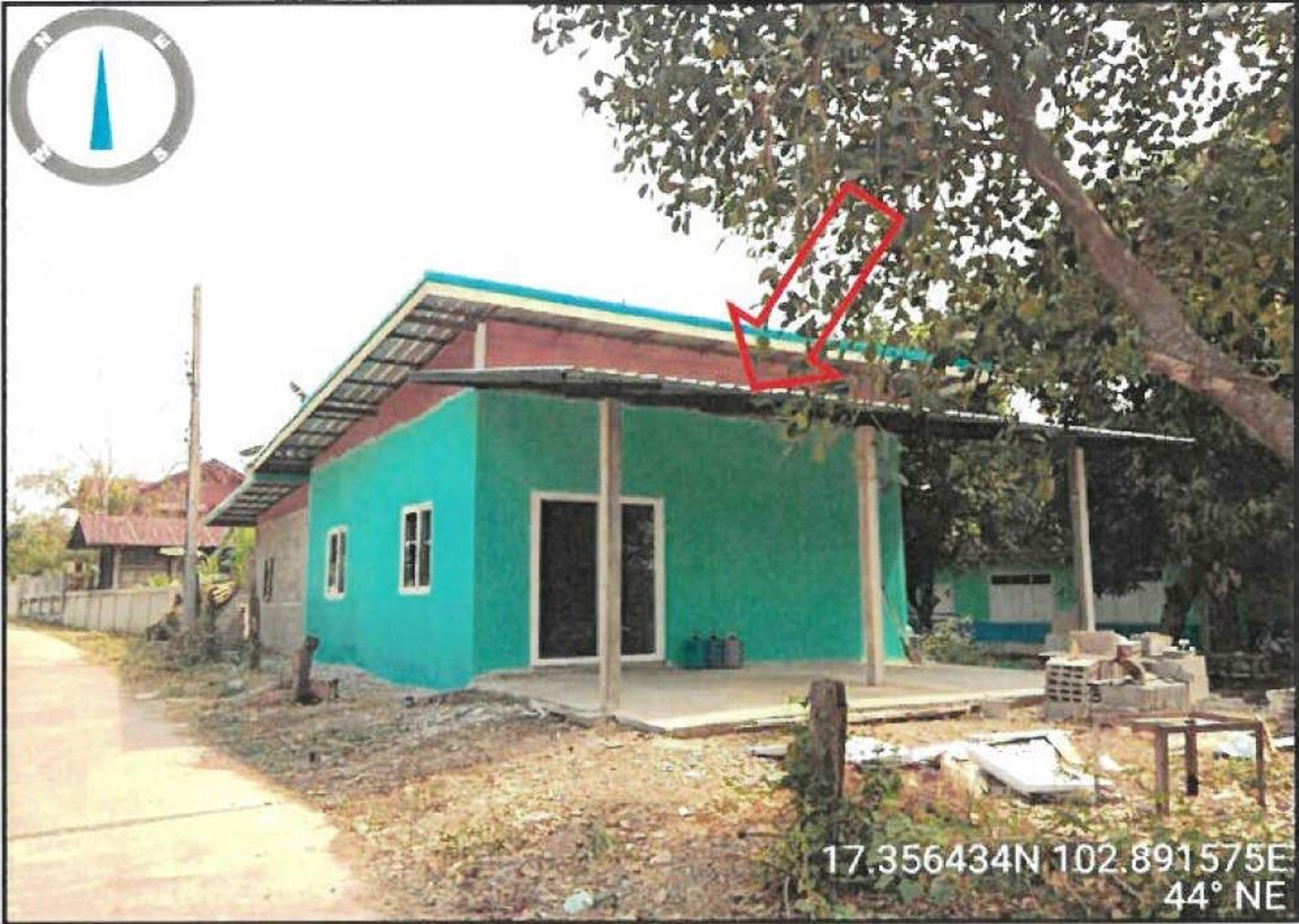 ทรัพย์สถาบันโดย GHB บ้านเดี่ยว ซอยข้างโรงเรียนบ้านโก่ย ถนนทล.22(สายอุดรธานี-สกลนคร)