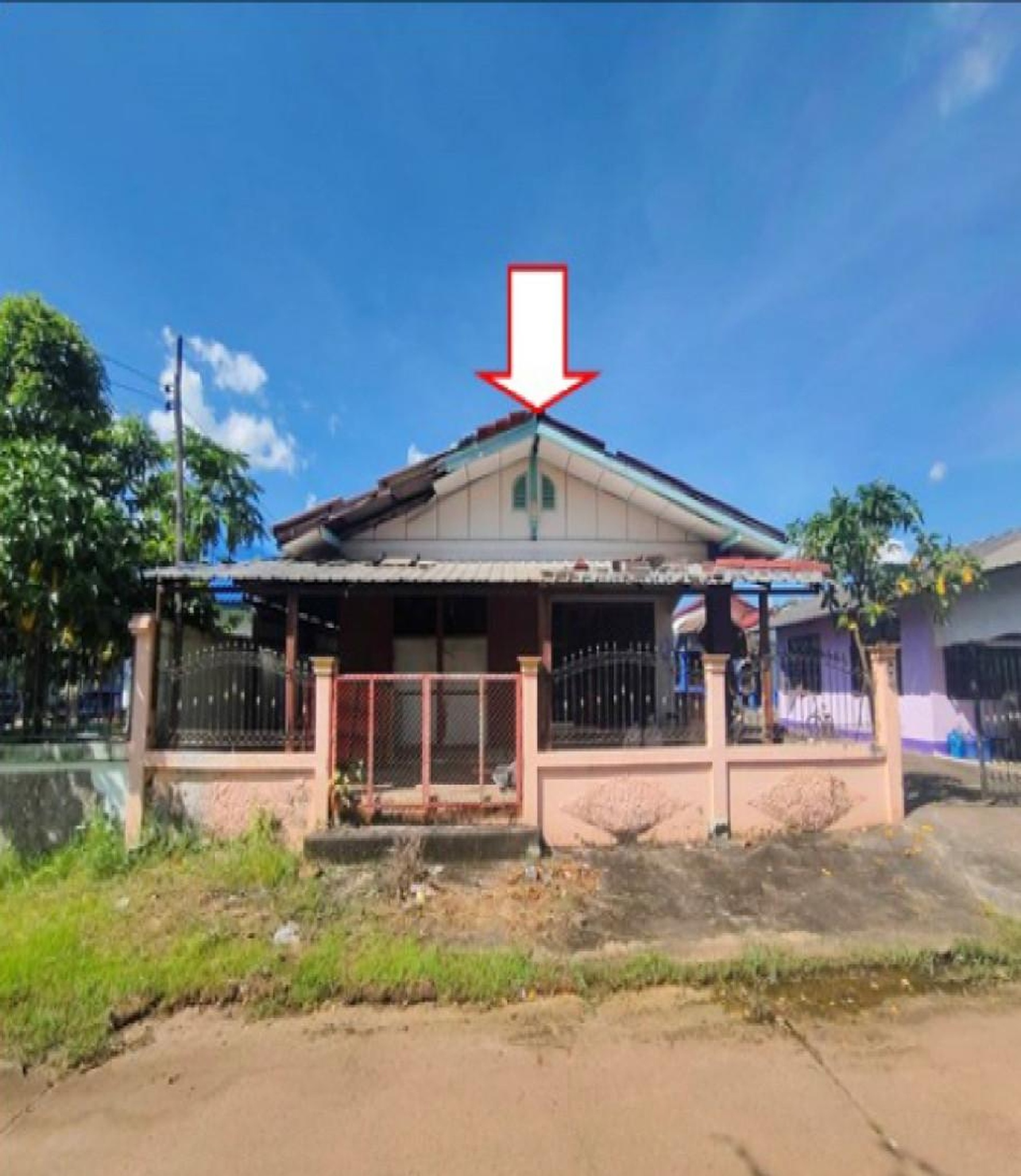 ทรัพย์สถาบันโดย GHB บ้านเดี่ยว ซอยภายในชุมชนบ้านหนองนา ถนนสายบ้านหนองไผ่-บ้านห