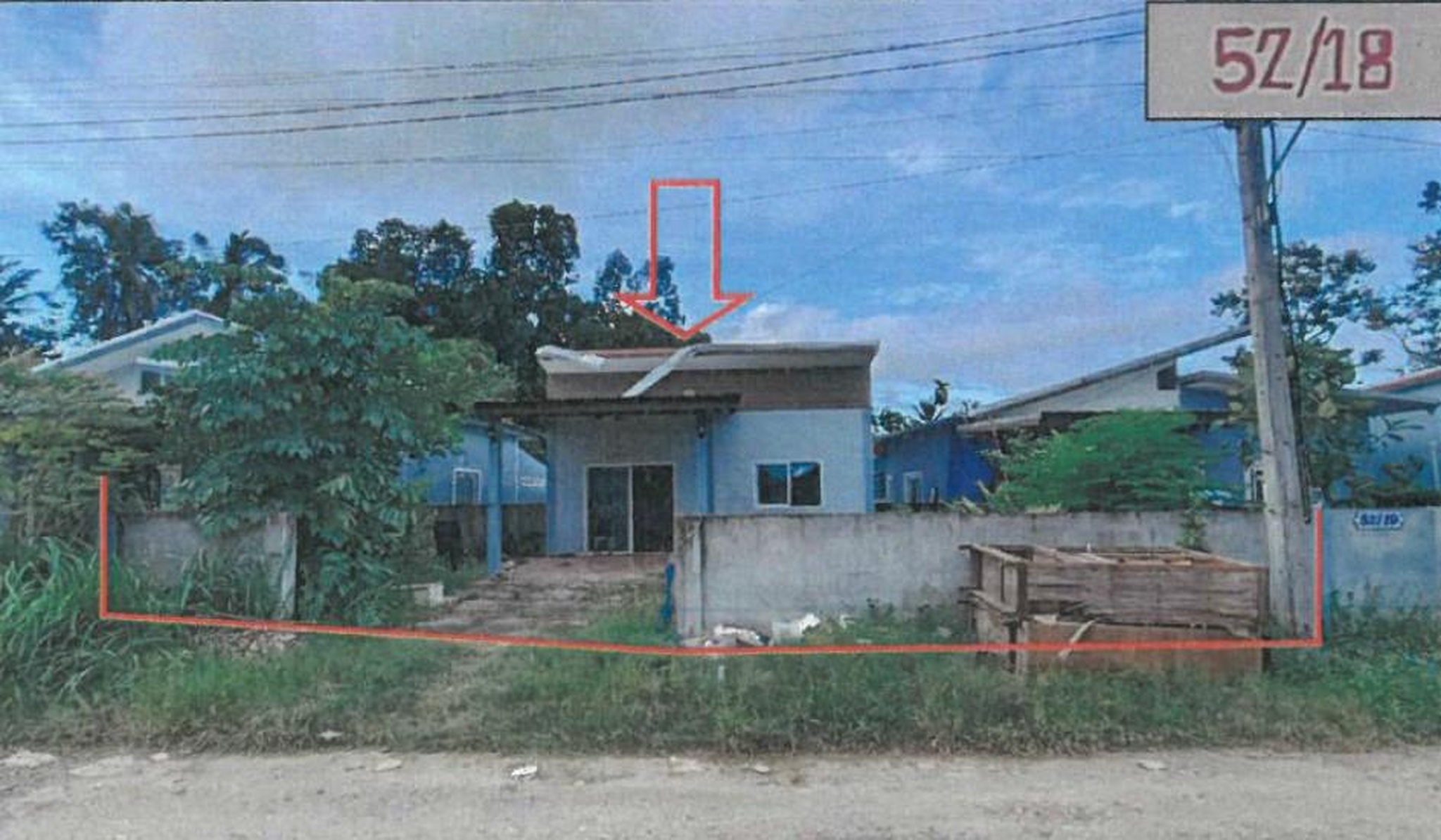 ทรัพย์สถาบันโดย GHB บ้านเดี่ยว ซอยถ.บางศาลา3/ถ.เชื่อมม ถนนบ้านพรุธานี