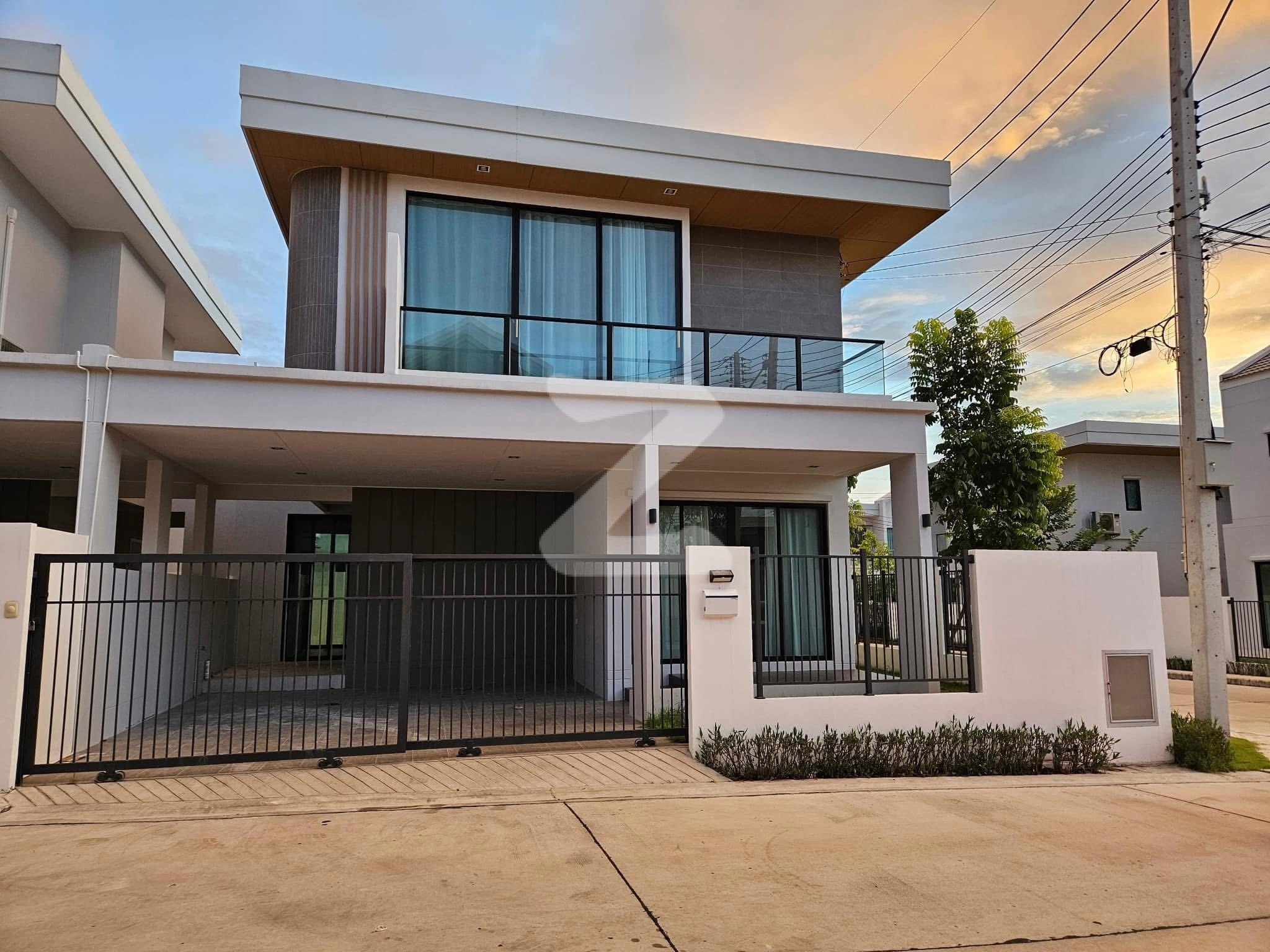ขออนุญาตครับ บ้านให้เช่า หมู่บ้านมณีรินทร์ปาร์ค ข้าวหลาม บ้านหลังมุม                                 : เจ้าของให้เช่าเอง (งดรับนายหน้า)