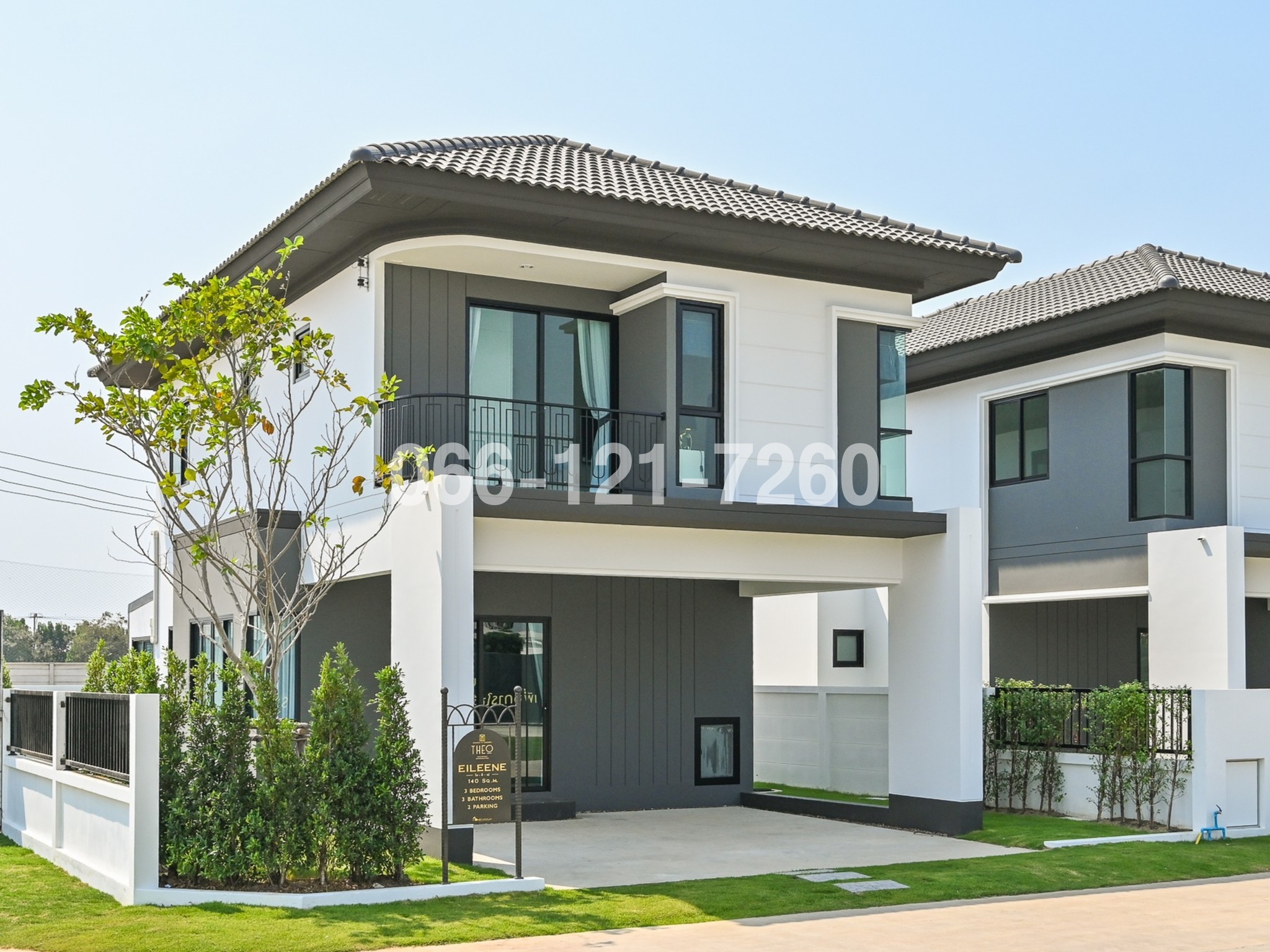 บ้านแฝดหรูสไตล์ Modern Art Deco บ้านฟ้ากรีนเนอรี่ ธีโอ ชัยพฤกษ์-แจ้งวัฒนะ