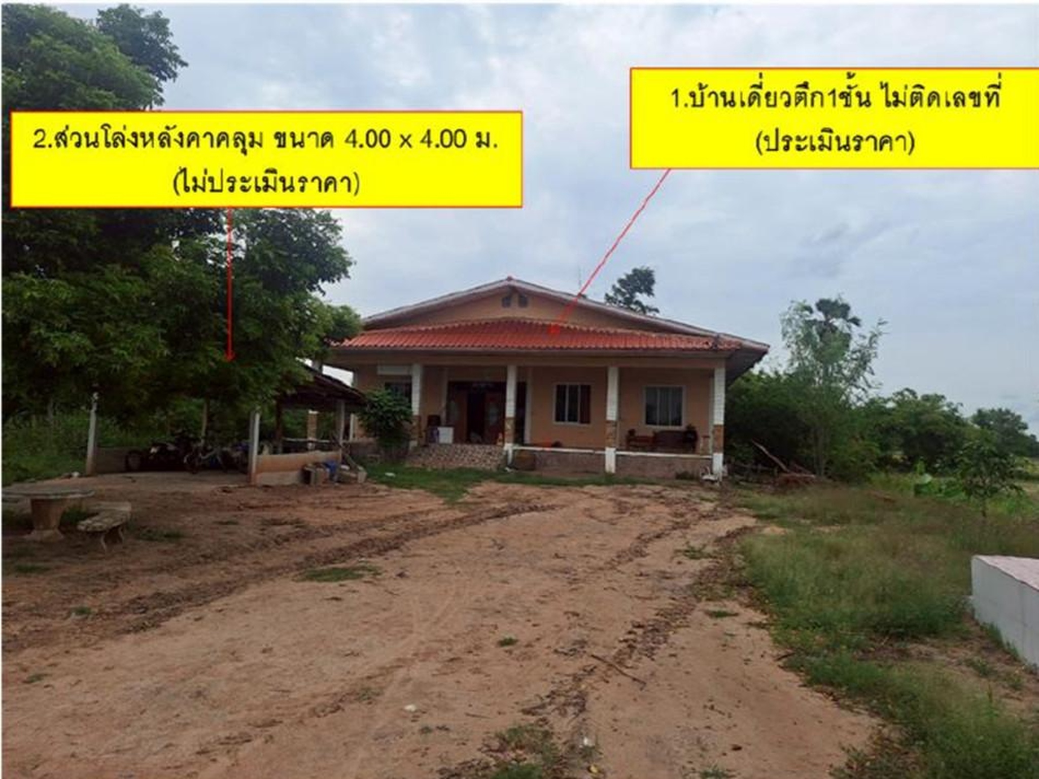 ทรัพย์สถาบันโดย GHB บ้านเดี่ยว บ้านกลาง