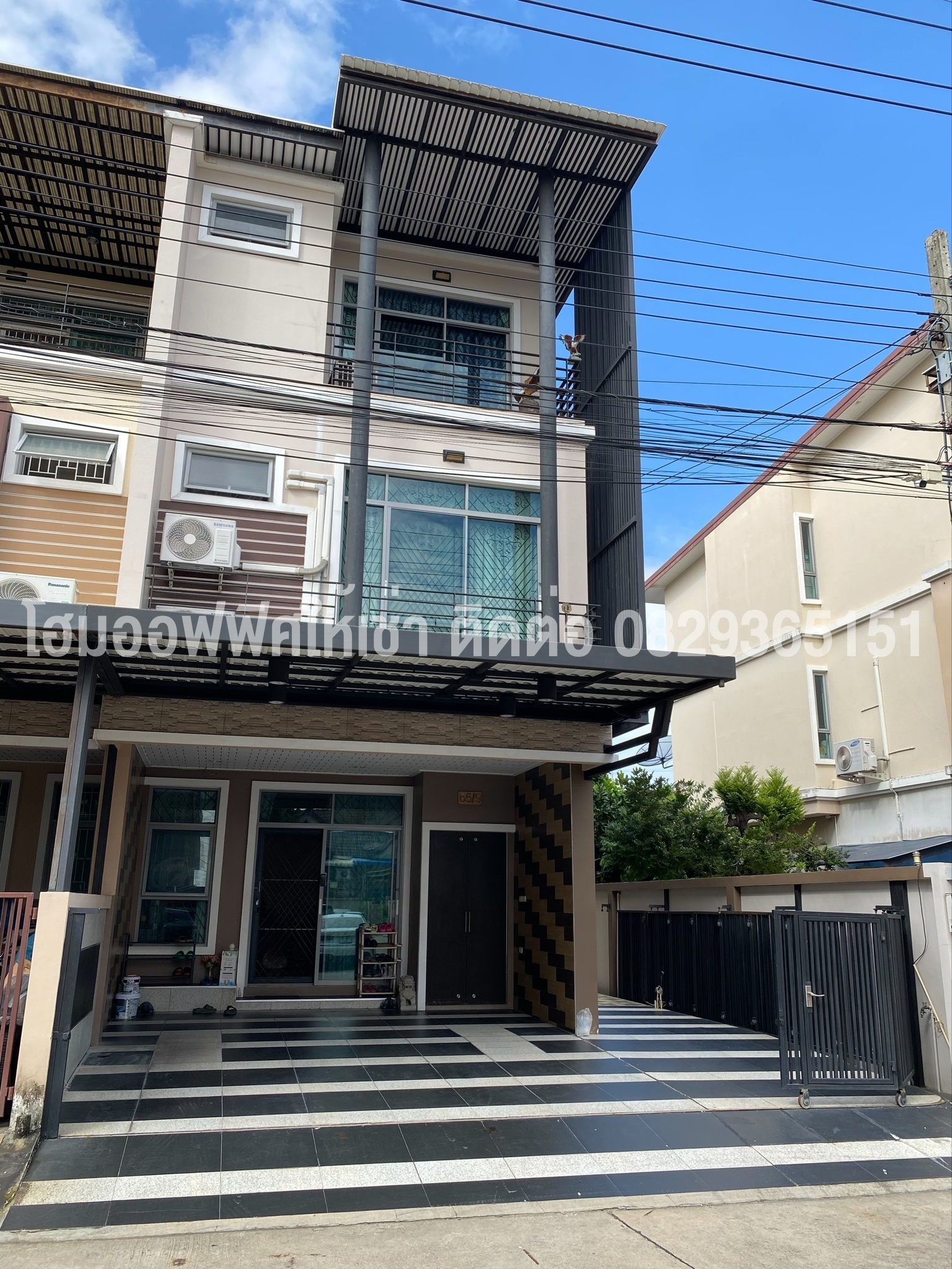ปล่อยเช่าโฮมออฟฟิศ หรืออยู่อาศัย สถานที่ตั้งหมู่บ้านนนทรีพลัสบางกรวย สามารถเดินทางเข้าออกได้หลายทาง : เจ้าของให้เช่าเอง