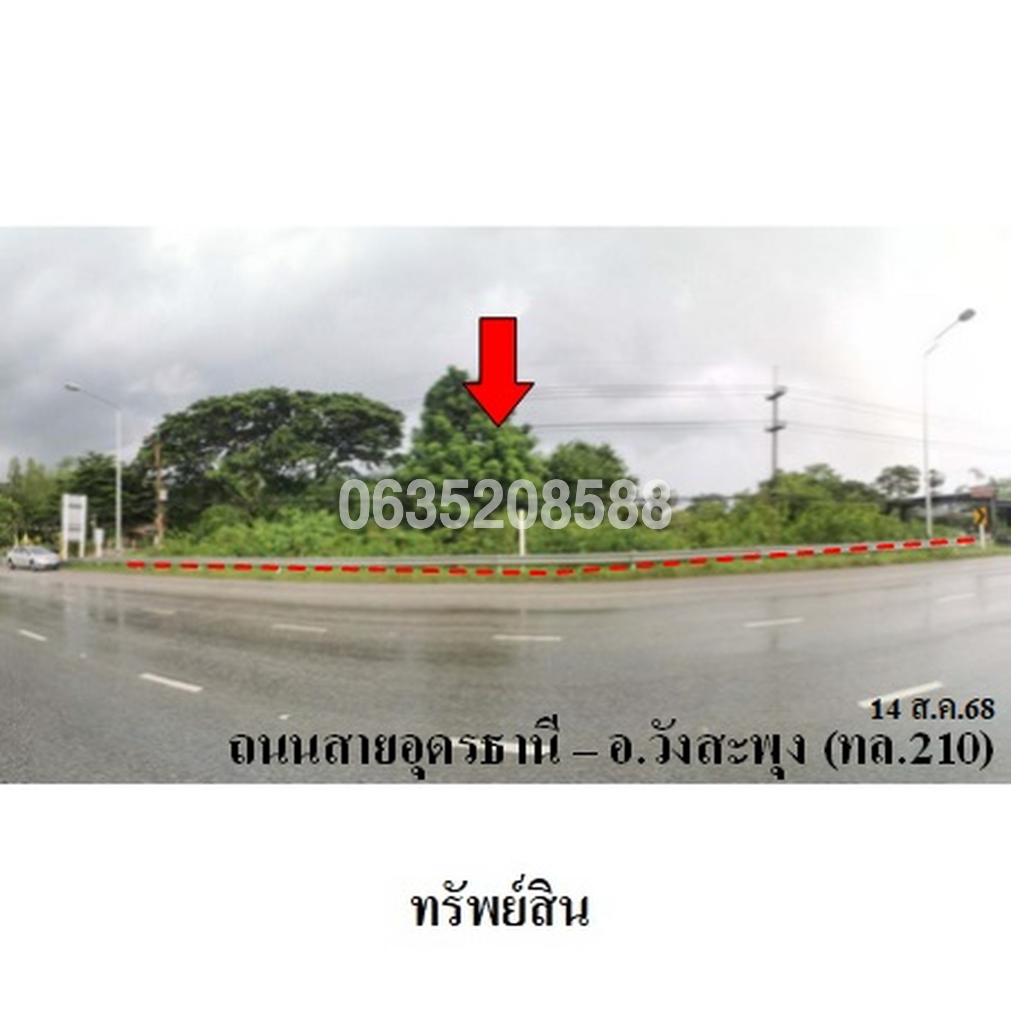 ขายที่ดิน ถนนสายอุดรธานี-วังสะพุง (ทล.210)
