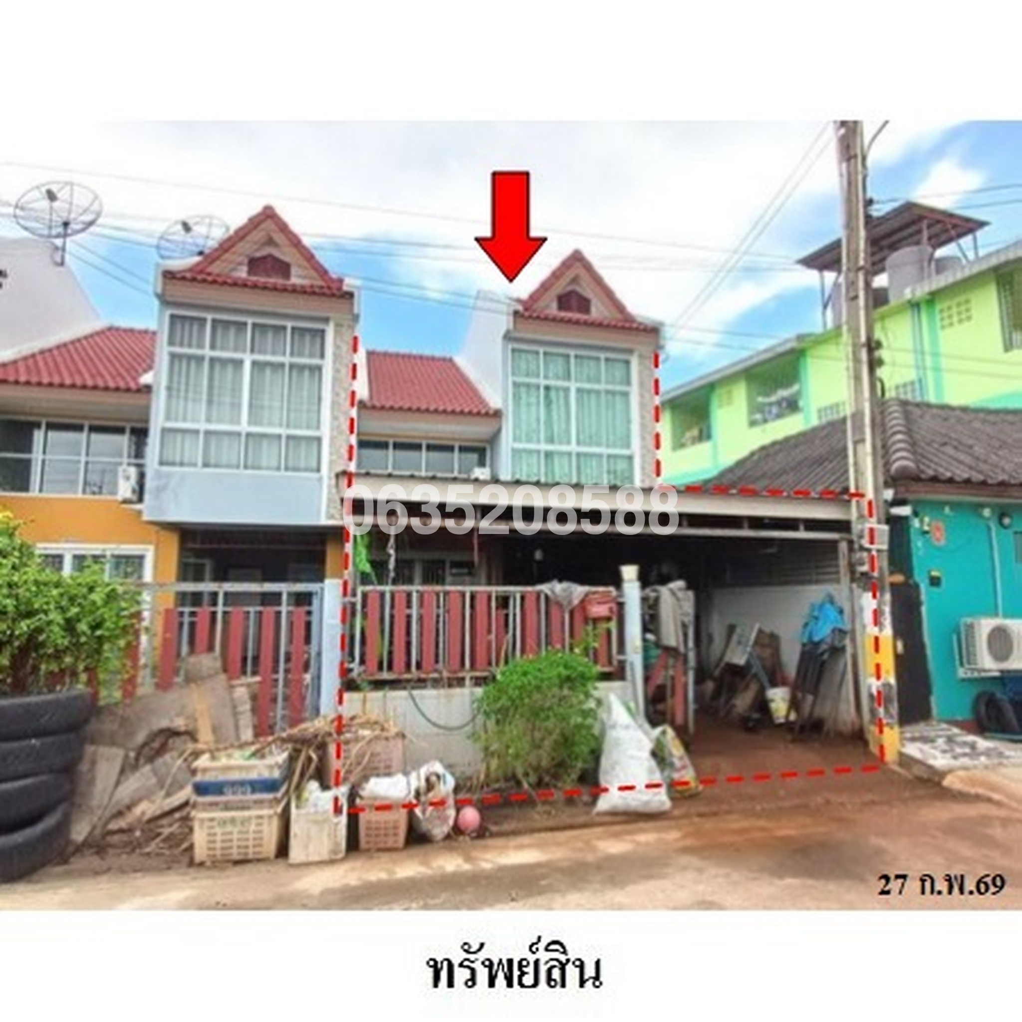 ขายทาวน์เฮาส์ สุขนที (Suknatee Ville)