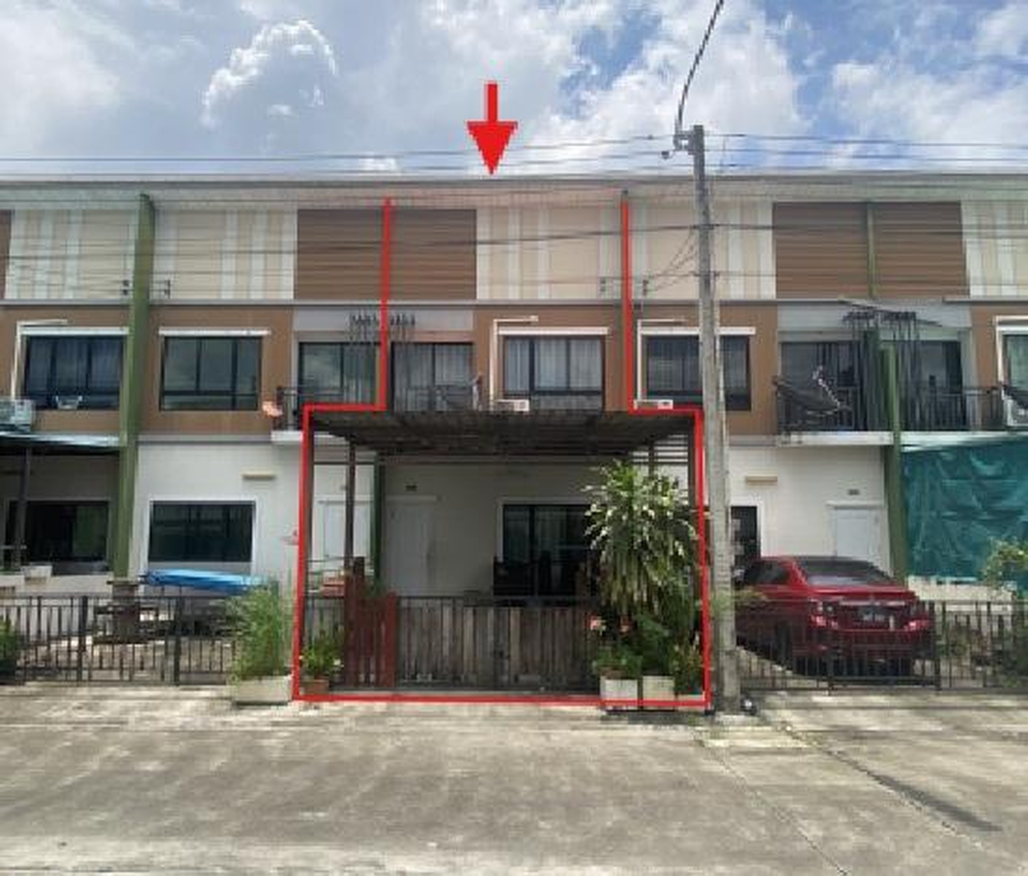 ทรัพย์สถาบันโดย GHB ทาวน์เฮาส์ เอสซี วิลเลจ 4 (อีสเทิร์น-บ่อวิน) (SC Village Eastern-Bowin)