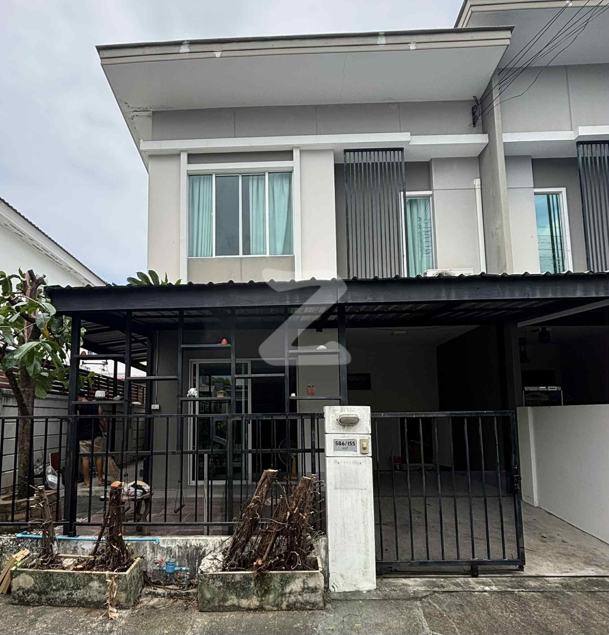 ขาย/เช่า ทาวโฮมส์ 2ชั้น เนื้อที่ใช้สอย 95 ตรม.ที่ดิน 23.7 ตรว. โครงการพฤกษาวิล 55/2 วงแหวนรามอินทรา (บางบัน เขตคลองสามวา) หลังมุมเงียบสงบ : เจ้าของให้เช่าเอง (งดรับนายหน้า)