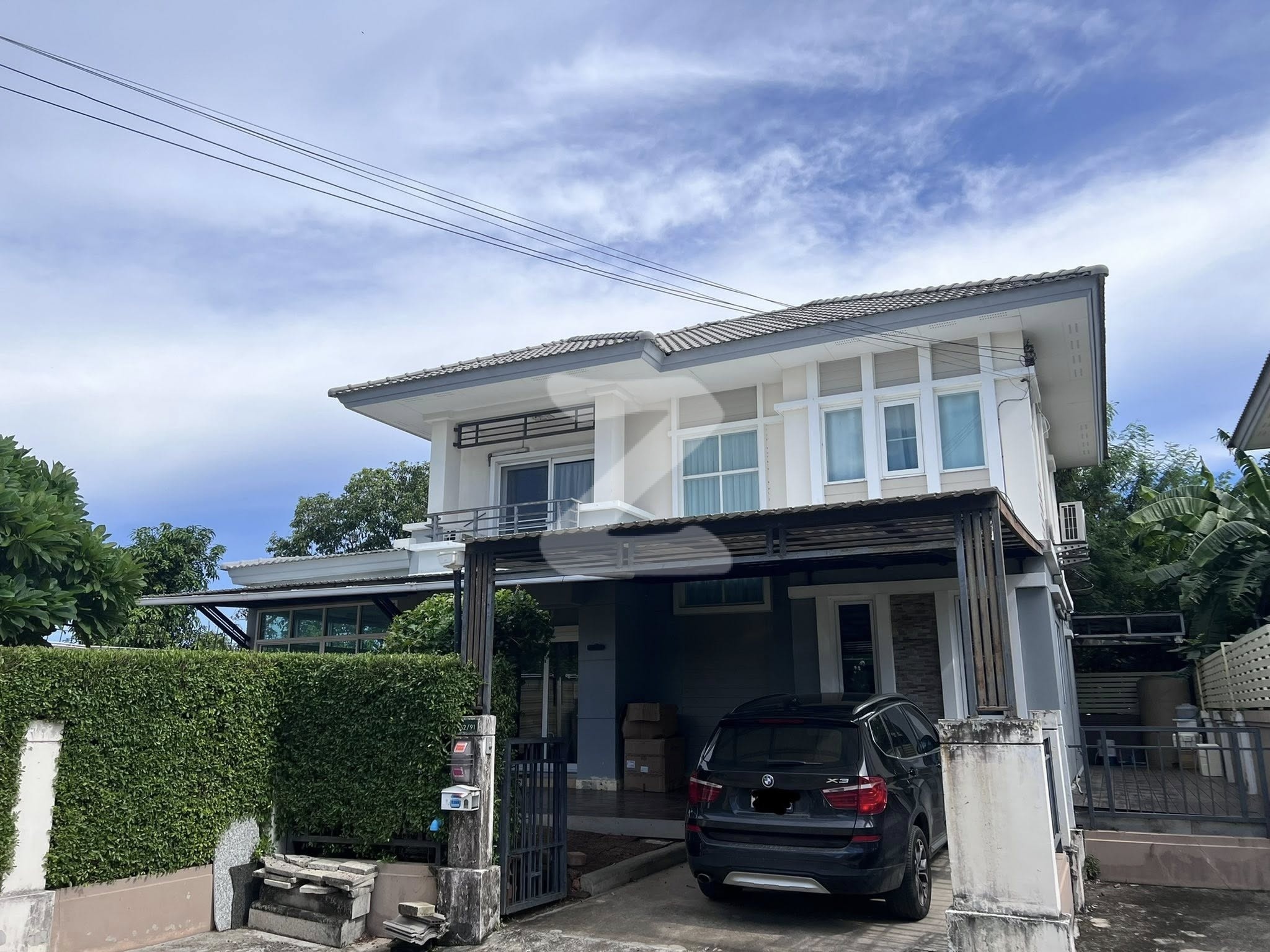 บ้านเดี่ยวหมู่บ้านเนเชอร่า เลียบทางด่วนประชาอุทิศ ทุ่งครุ บ้านทาสีให้ใหม่ทั้งหลัง : เจ้าของให้เช่าเอง (งดรับนายหน้า)