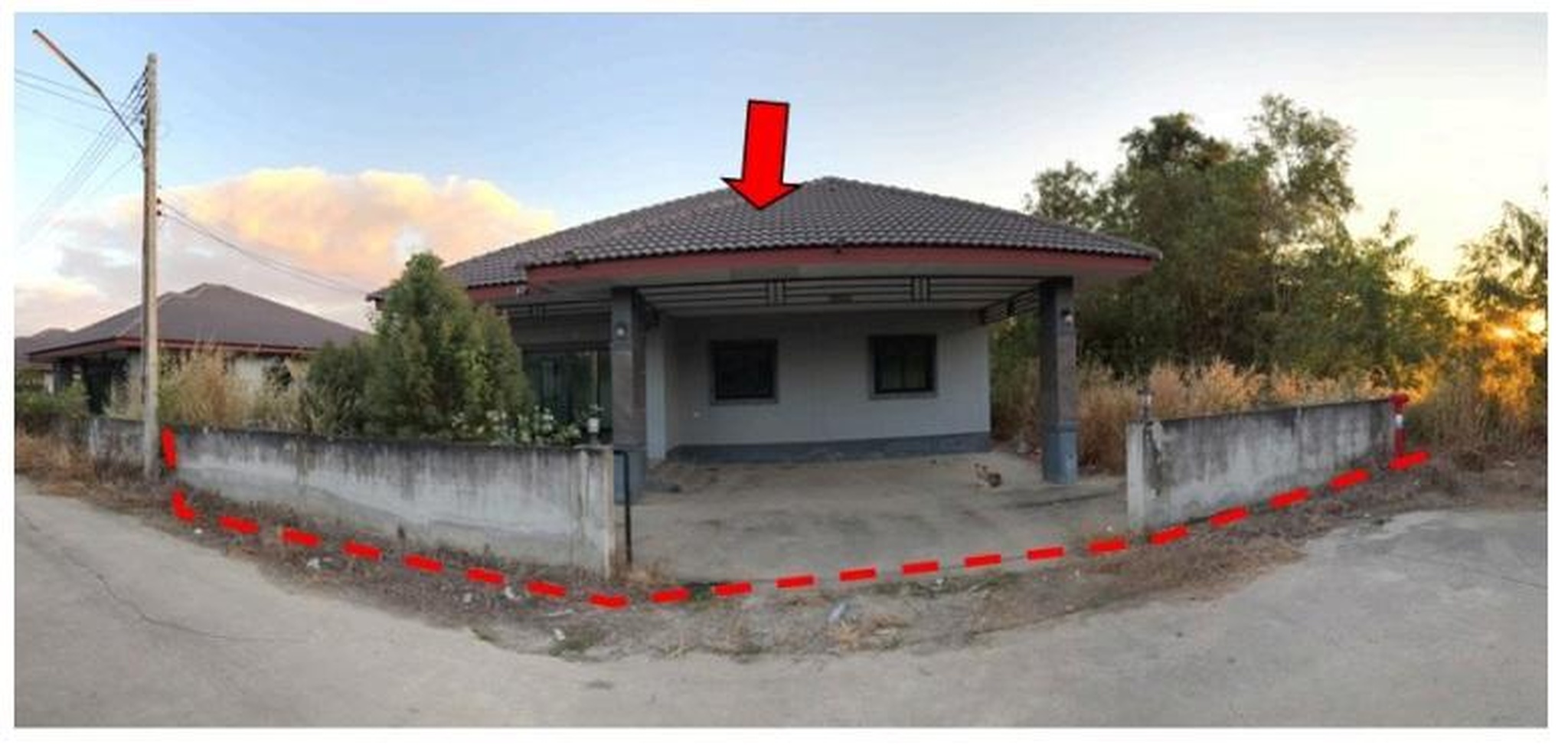 ทรัพย์สถาบันโดย GHB บ้านเดี่ยว ถนนเลียบคลองชลประทาน