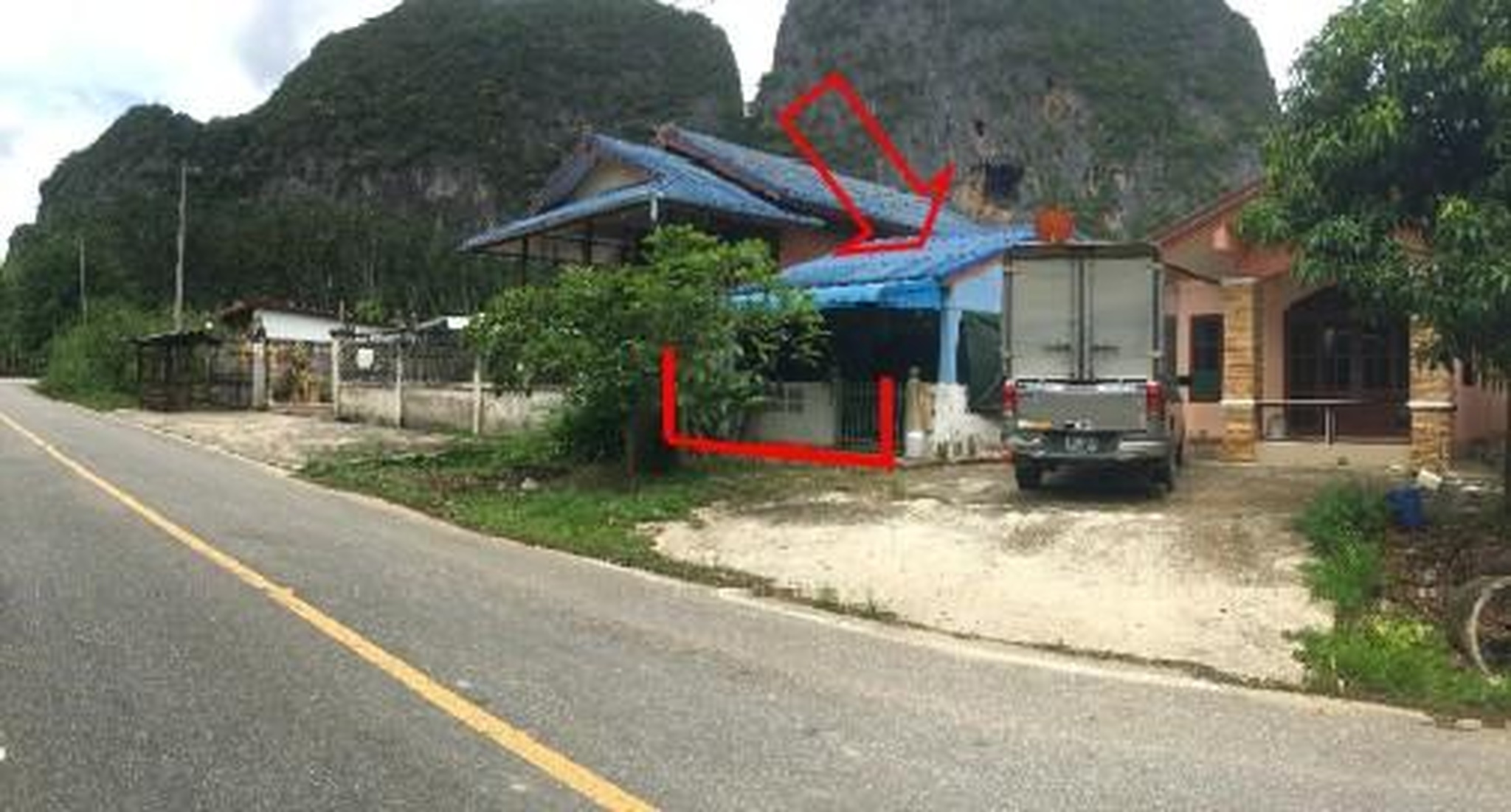 ทรัพย์สถาบันโดย GHB บ้านเดี่ยว ถนนสายบ้านหน้าถ้ำ - เขา