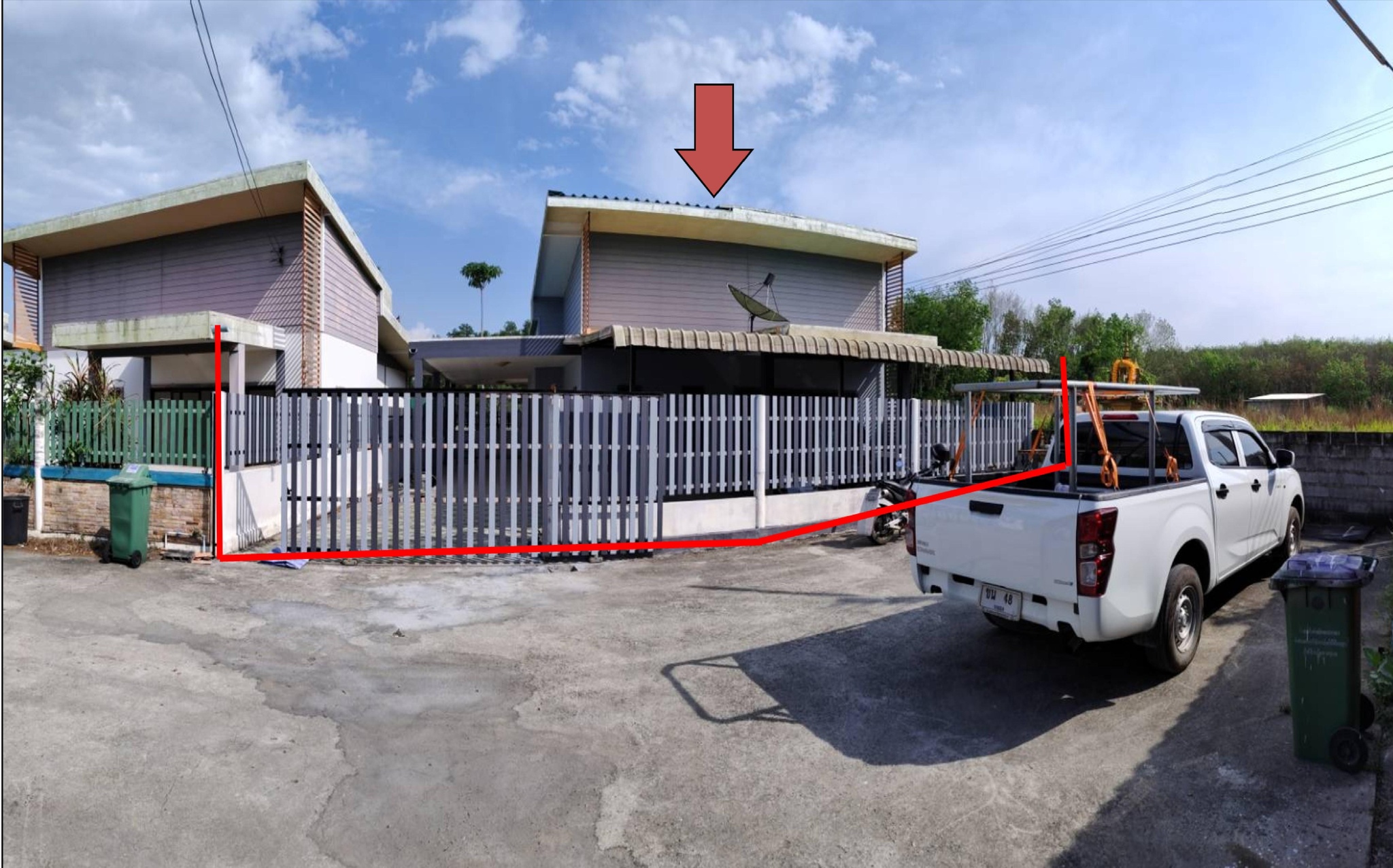 ทรัพย์สถาบันโดย GHB บ้านเดี่ยว ซอยม.ไม่มีชื่อ ถนนสายท้ายทุ่ง-ในชาก