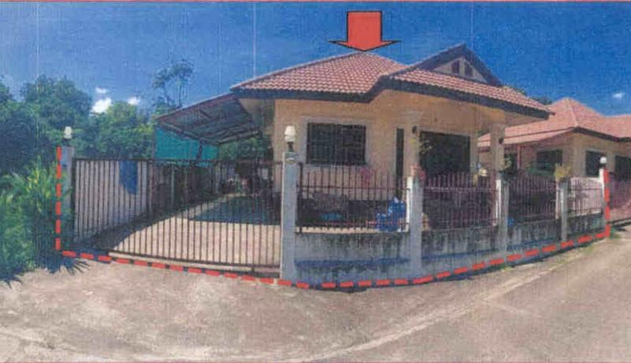 ทรัพย์สถาบันโดย GHB บ้านเดี่ยว ซอยบ้านเดื่องกเหนือซอย1 ถนนสายยางเนิ้ง-บ้านสันท