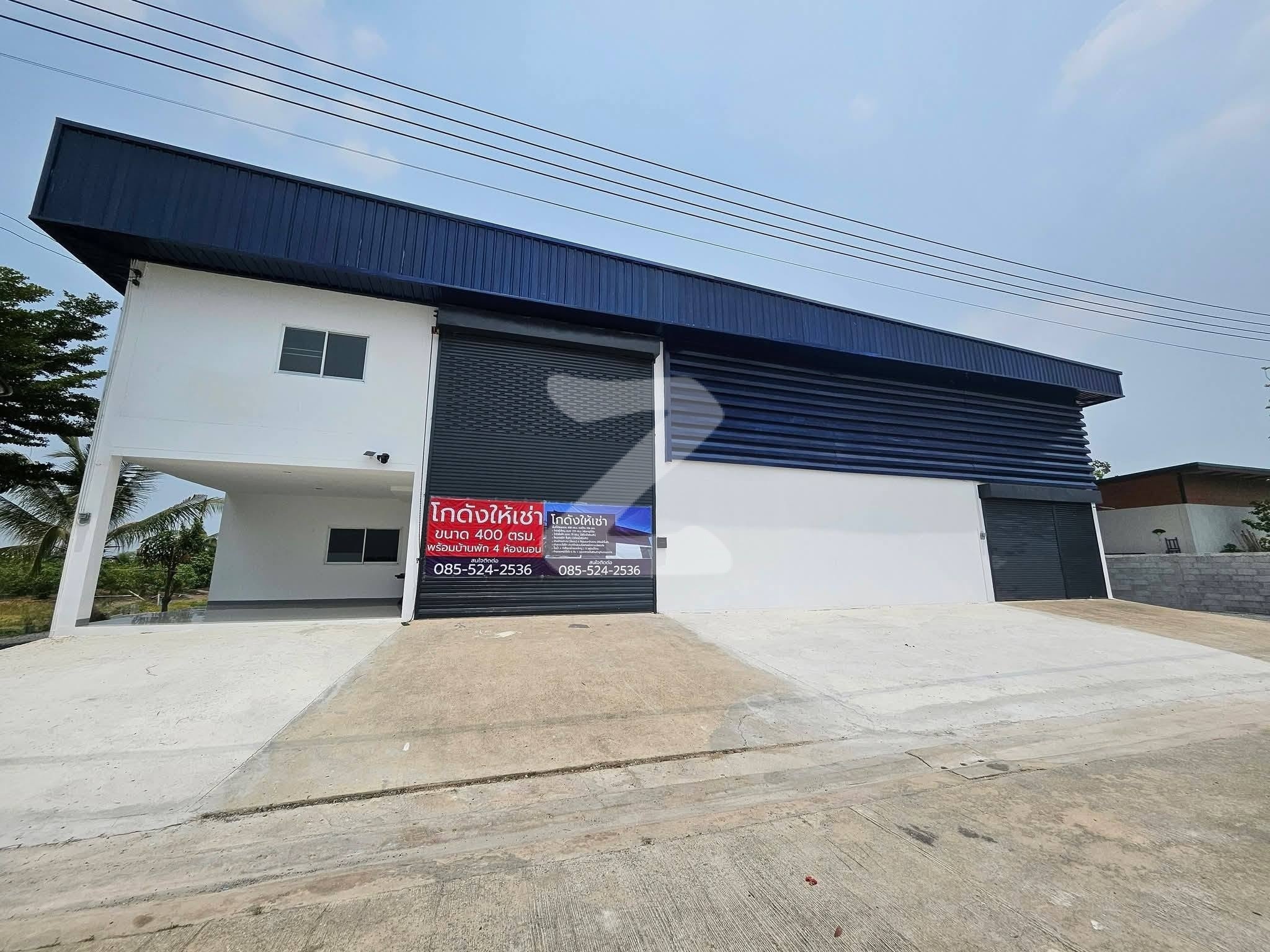 [ให้เช่า] BT Factory House ลาดหลุมแก้ว - รีโนเวทใหม่ ✨ (จบครบ: โกดัง + ออฟฟิศ + หอพักพนักงาน 4 ห้องนอน ประหยัดค่าเช่าแยกได้หลักหมื่น!)  : เจ้าของให้เช่าเอง