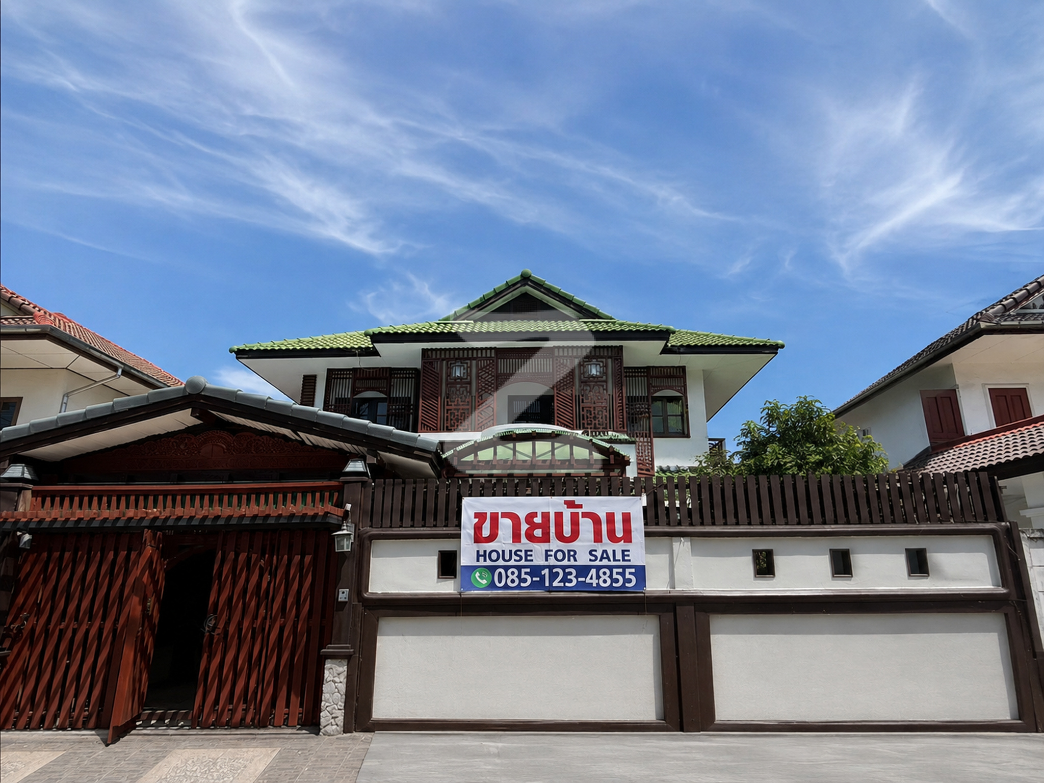 ขายบ้านเดี่ยว 2 ชั้น 4 นอน หมู่บ้านเกศรี 2 รามคำแหง 124 สะพานสูง บ้านไม้สักสไตล์โอเรียนทัล ใกล้ MRT สายสีส้ม : เจ้าของขายเอง