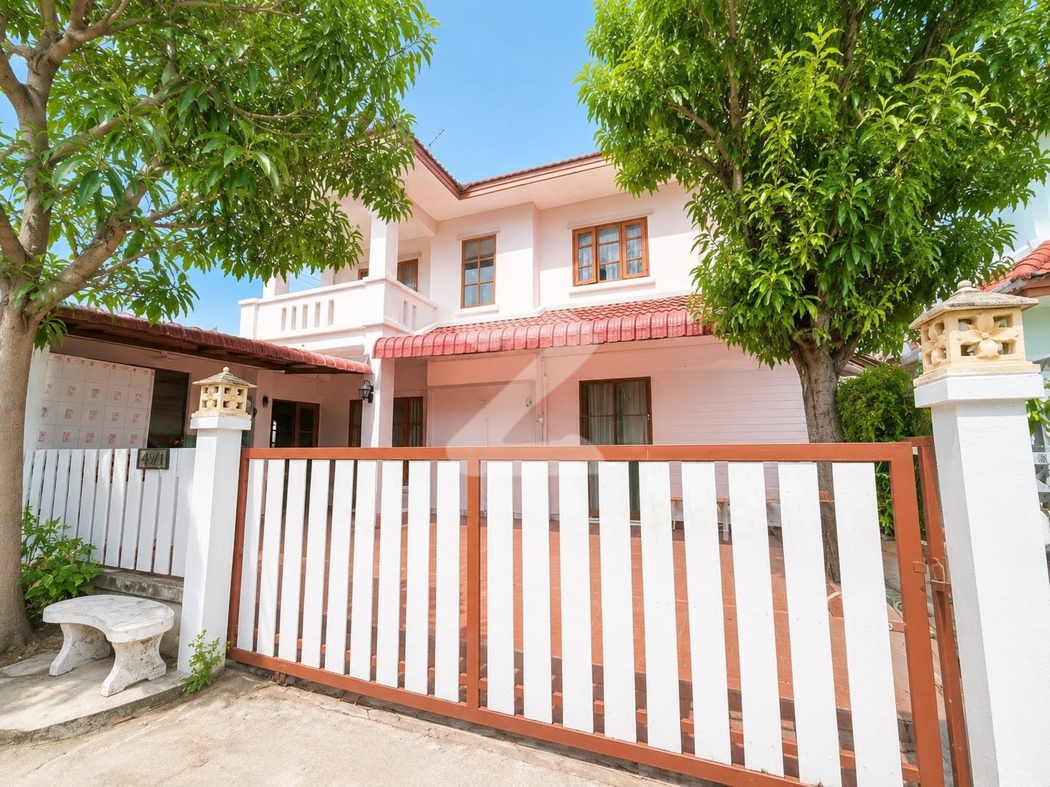 🏠🎊 ขายบ้านเดี่ยว มือสอง ติดถนน (เจ้าของขายเอง) 🟢   บ้านเดี่ยว ร่มรื่น ติดถนน สะดวกสบาย  โครงการหมู่บ้าน ลภาวัน 14 นนทบุรี - ราชพฤกษ์  : เจ้าของขายเอง (งดรับนายหน้า)