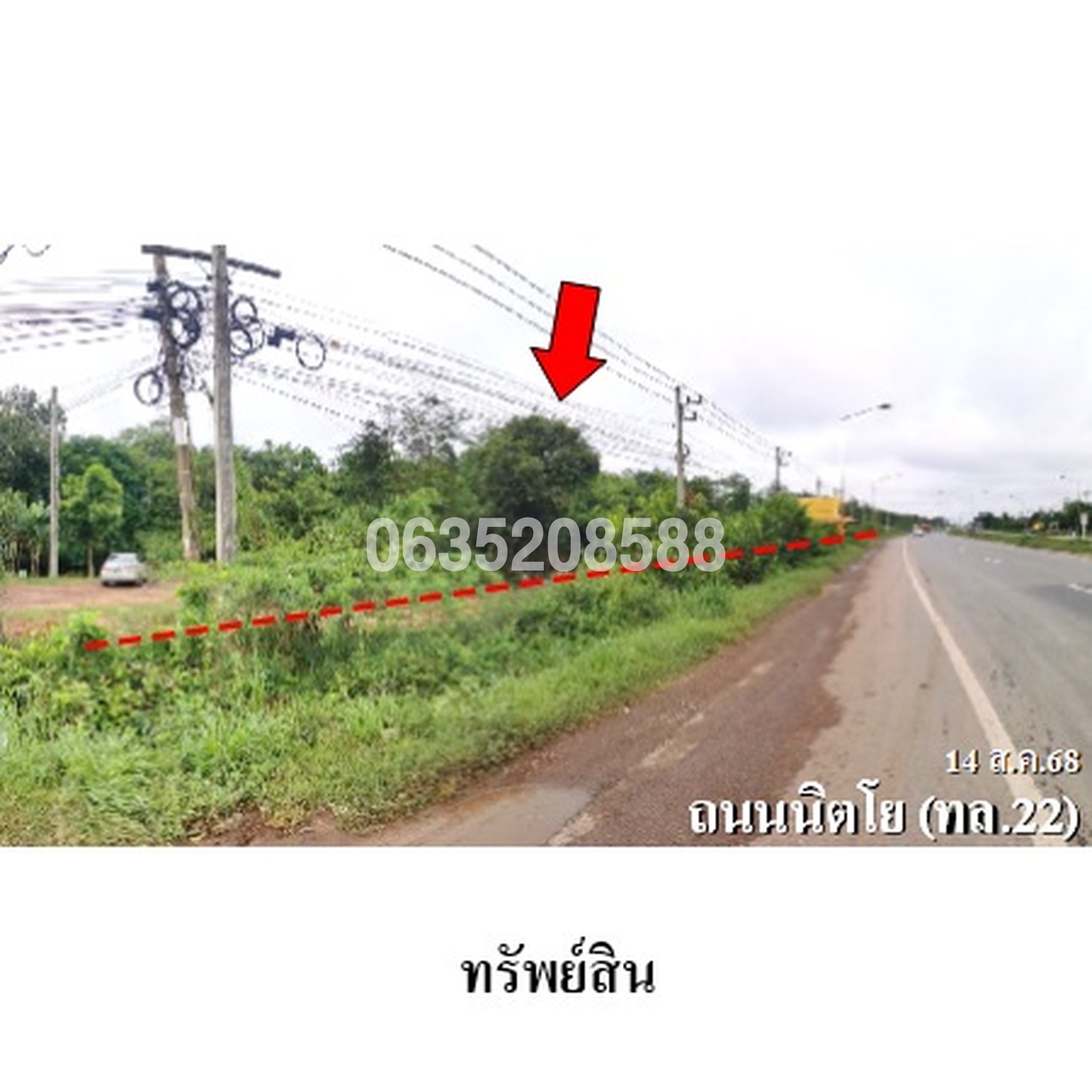 ขายที่ดิน ถนนนิตโย (ทล.22)