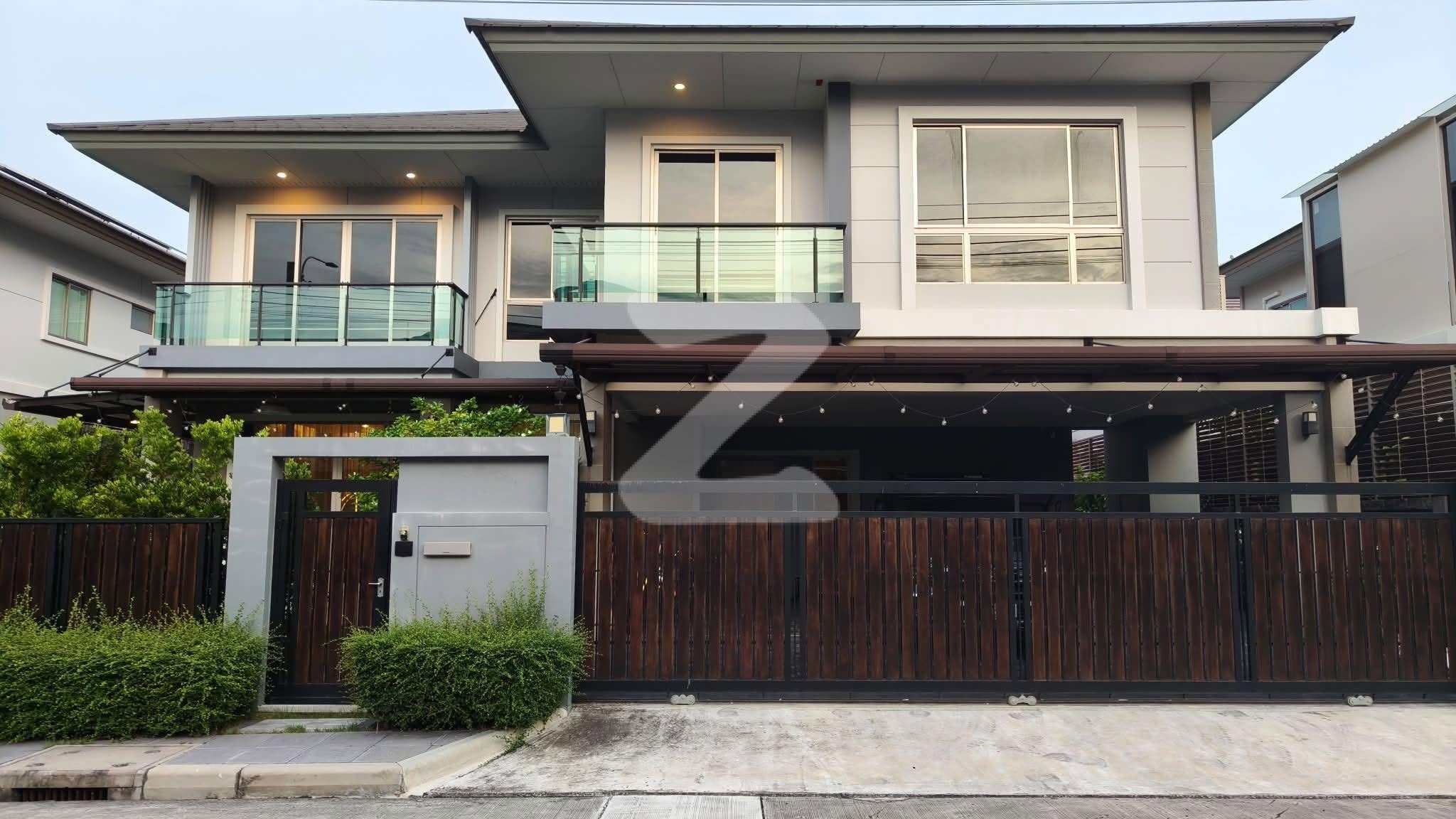 🏡✨ บ้านเดี่ยวหรู สไตล์โมเดิร์น ใกล้ รร.นานาชาติ SISB — The Palm แจ้งวัฒนะ-ชัยพฤกษ์ ✨🏡 📢 น้ำไม่ท่วมน้า 💦💧 : เจ้าของให้เช่าเอง (งดรับนายหน้า)