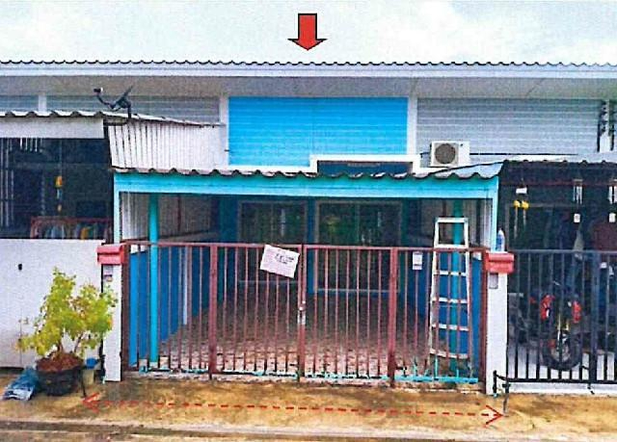 ทรัพย์สถาบันโดย ธอส. ทาวน์เฮาส์ ถนนทับสะแก