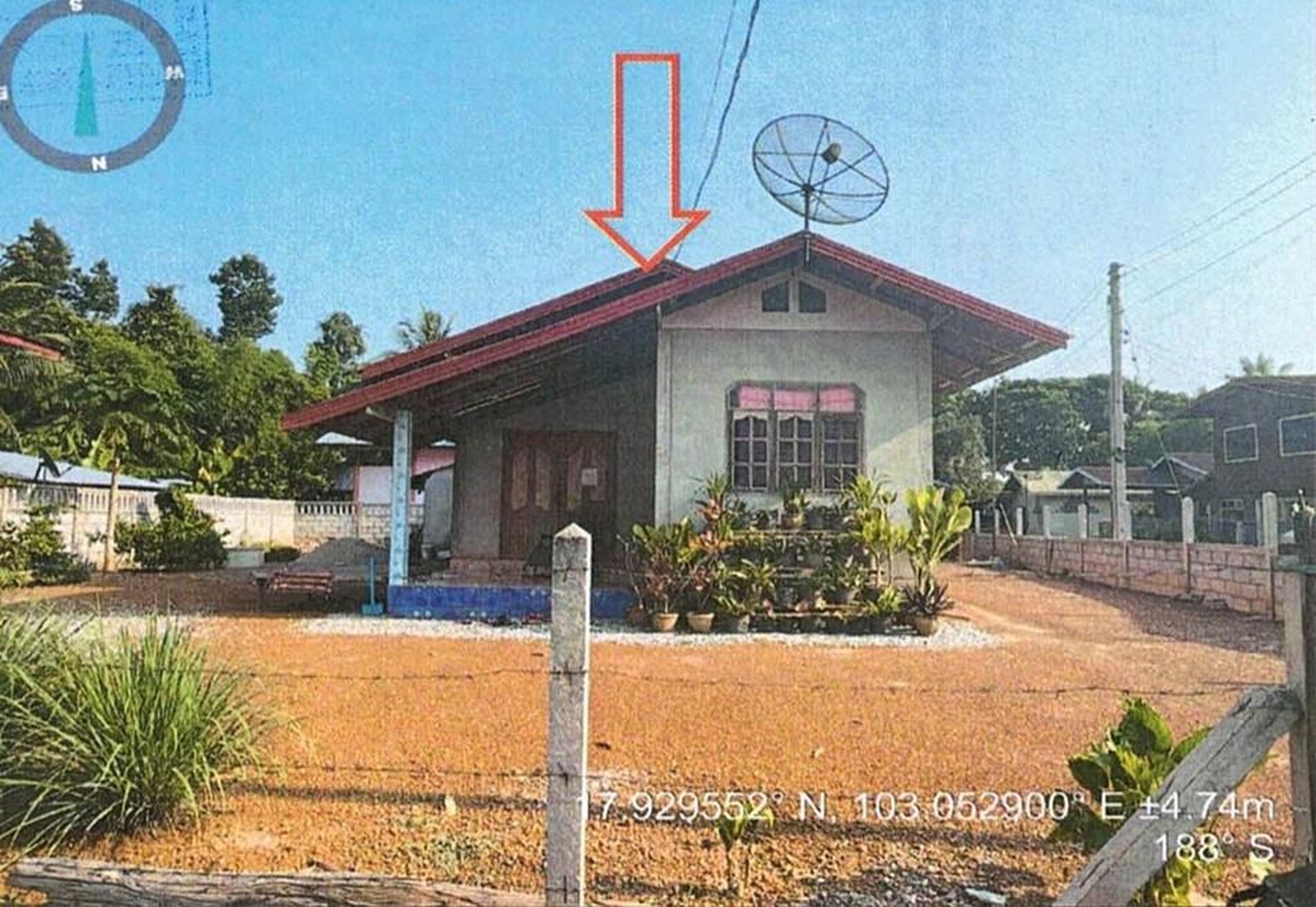 ทรัพย์สถาบันโดย ธอส. บ้านเดี่ยว  โพนพิสัย หนองคาย