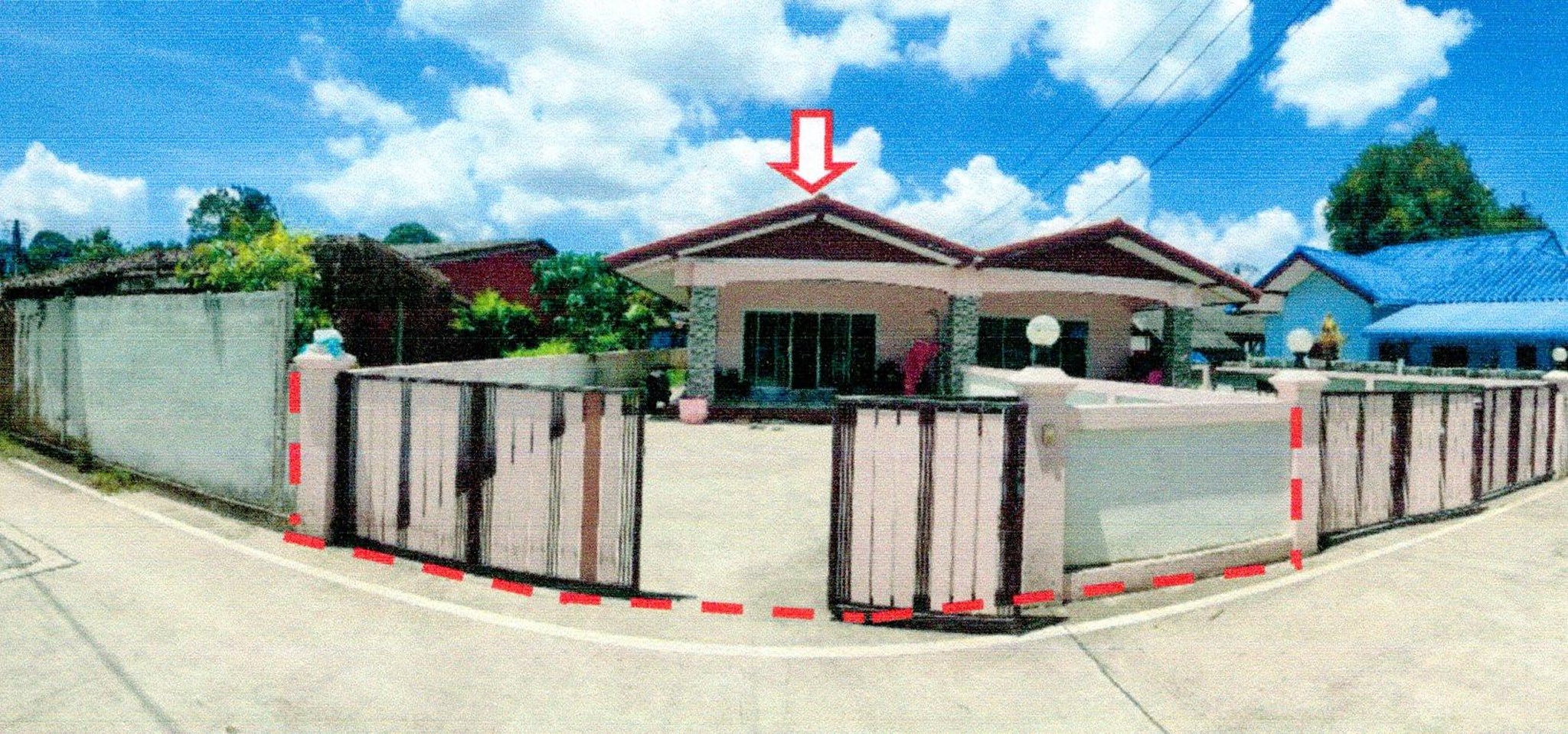 ทรัพย์สถาบันโดย ธอส. บ้านแฝด  นิคมพัฒนา ระยอง