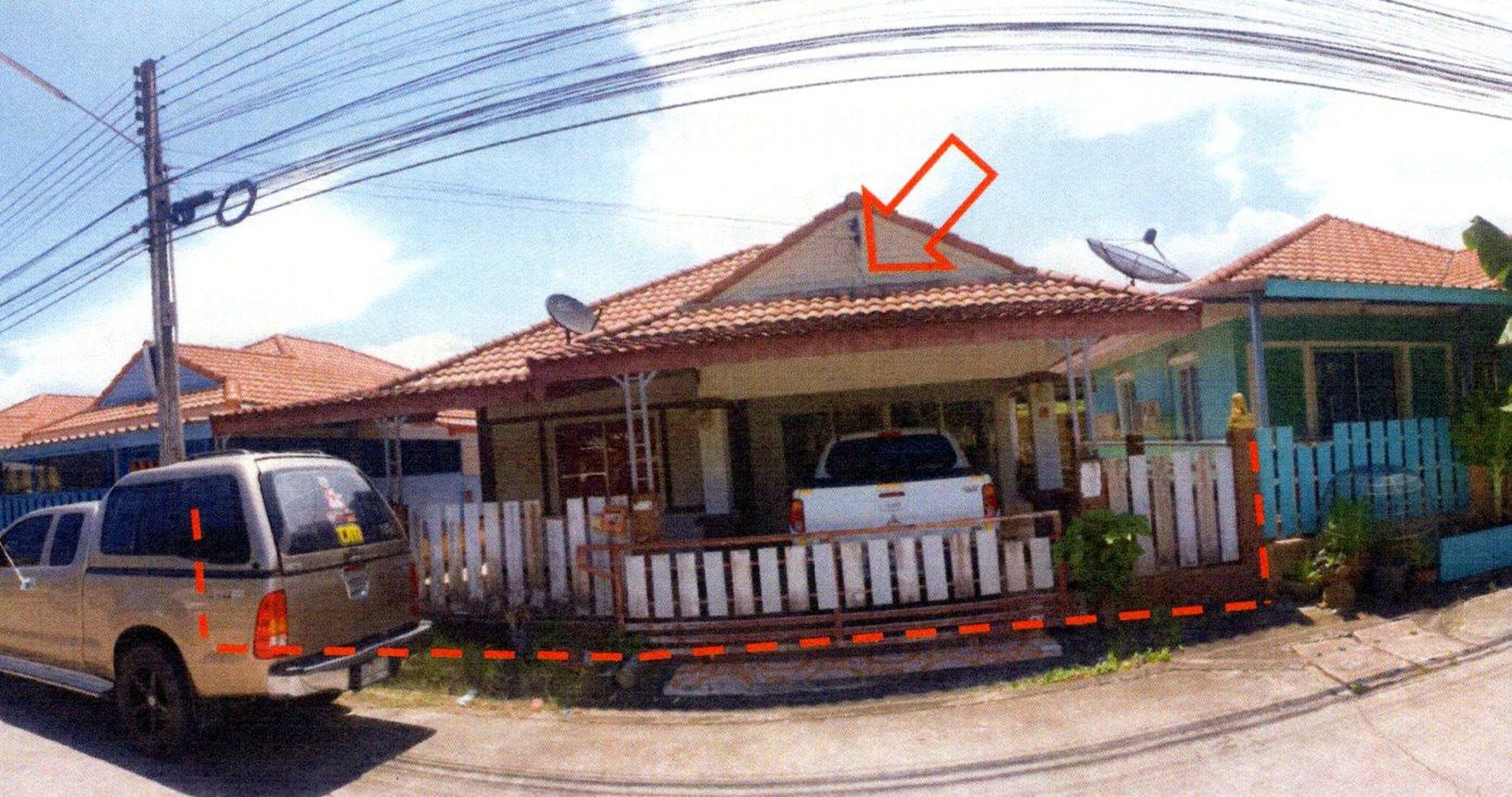 ทรัพย์สถาบันโดย ธอส. บ้านแฝด  นิคมพัฒนา ระยอง