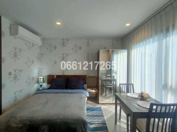 Ready to move, Best studio suite in Life Asoke Rama 9, Tower A, Facing South, high floor. : เจ้าของให้เช่าเอง (งดรับนายหน้า)