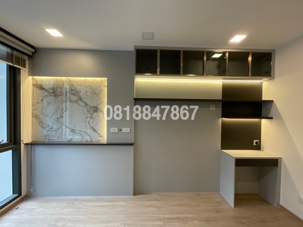 ให้เช่า Studio เครื่องใช้ไฟฟ้าครบ ห้องตกแต่ง built-in เพิ่ม ห้องสวยมาก เช่าขั้นต่ำ 1 ปี : เจ้าของให้เช่าเอง (งดรับนายหน้า)