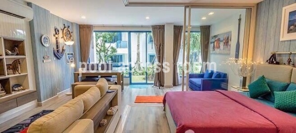 ห้องpool access สระติดหลังห้อง